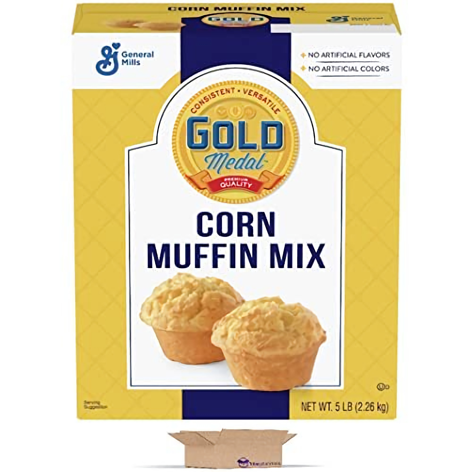 Professional Corn Muffin Mix by Gold Medal | 5 Pound Box 6