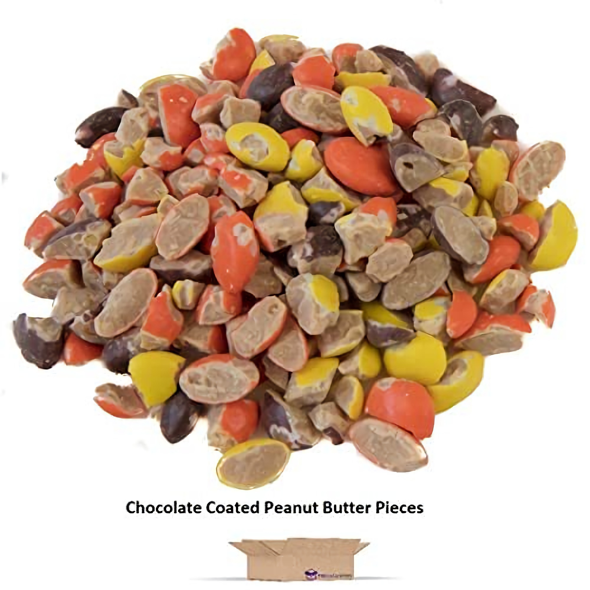 Chopped Candy Ice Cream Topping by T.R. Toppers | 5 Pound Bulk Bag (Peanut Butter Candy Pieces) 3
