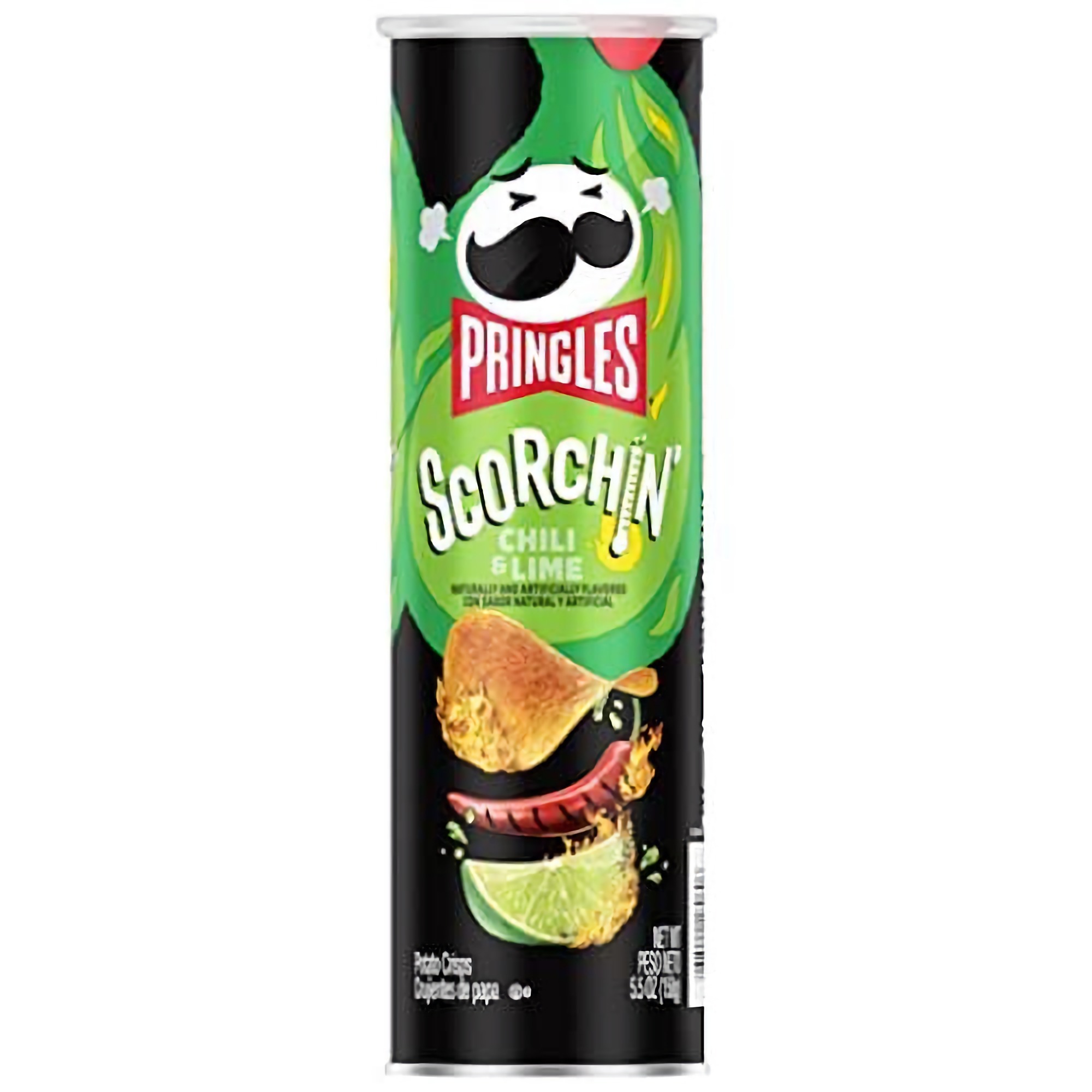 Scorchin' Chili & Lime Potato Crisps Value Pack   5.5 Oz | Pack of 7 2