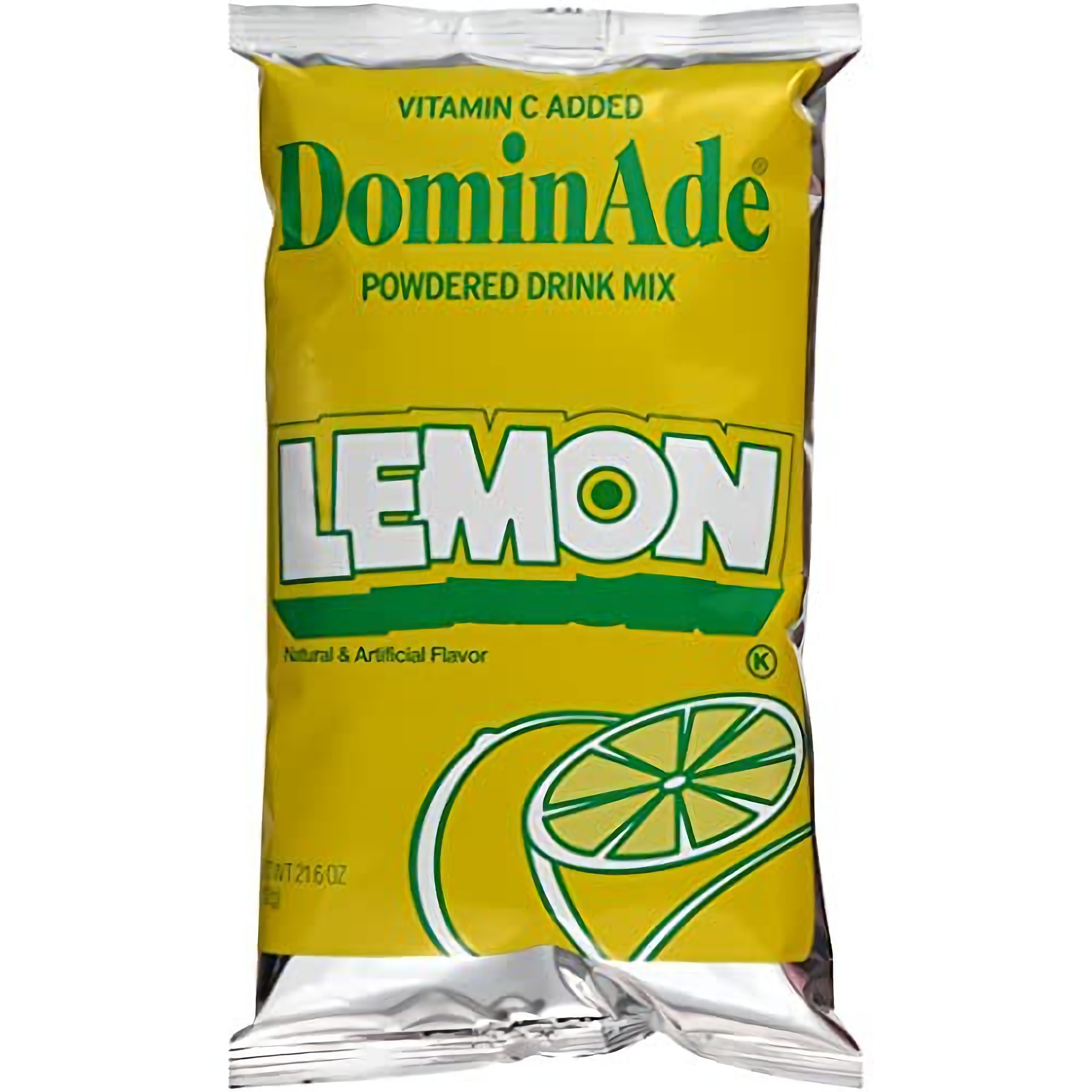 Dominade Bulk Lemonade Powdered Lemon Drink Mix | 3x Huge 21.6 Oz Pouches (90 Servings)