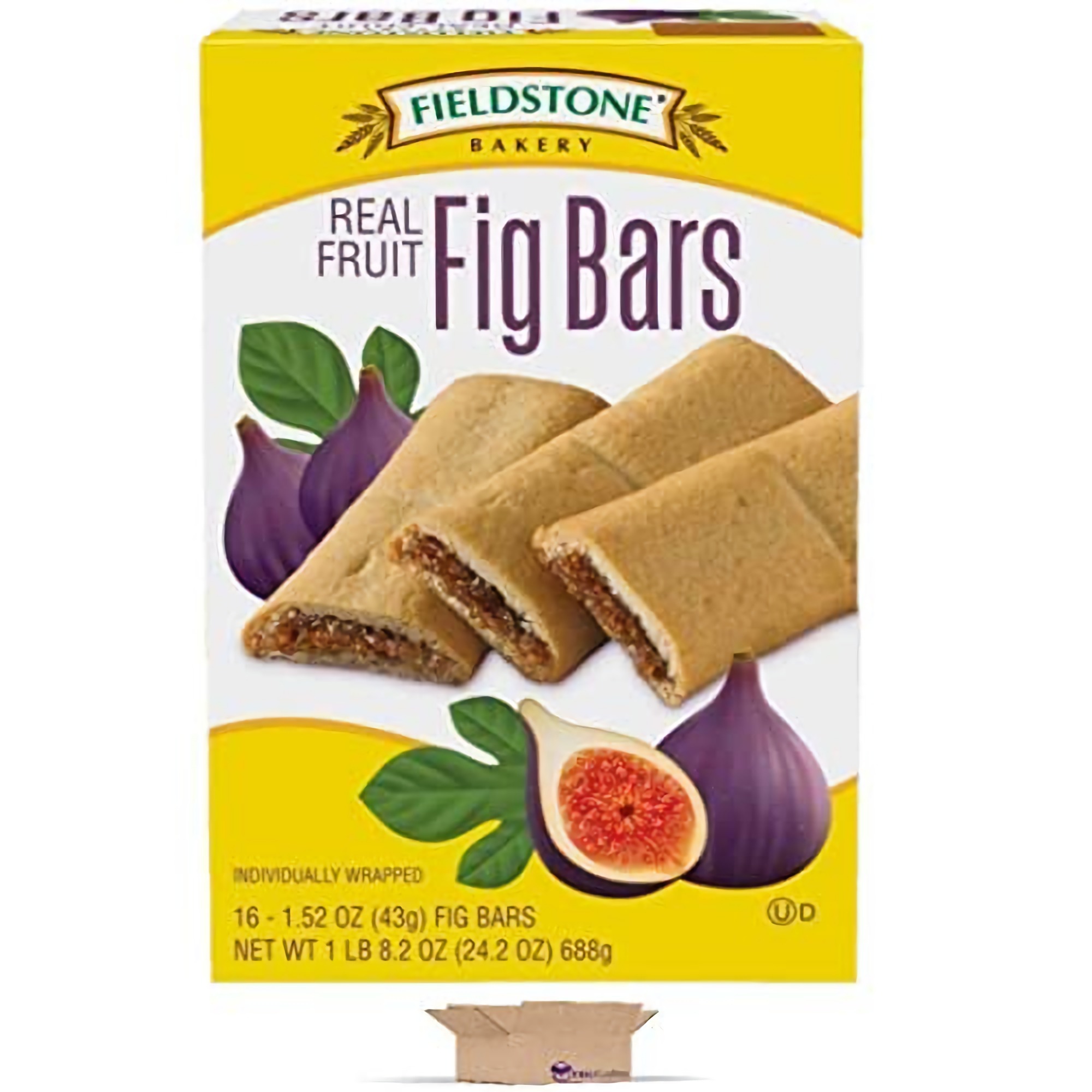 Fig Bars Individually Wrapped, Value Pack   | 1.52 Oz | Box of 16 | Pack of 2 (32 Total Bars) 3