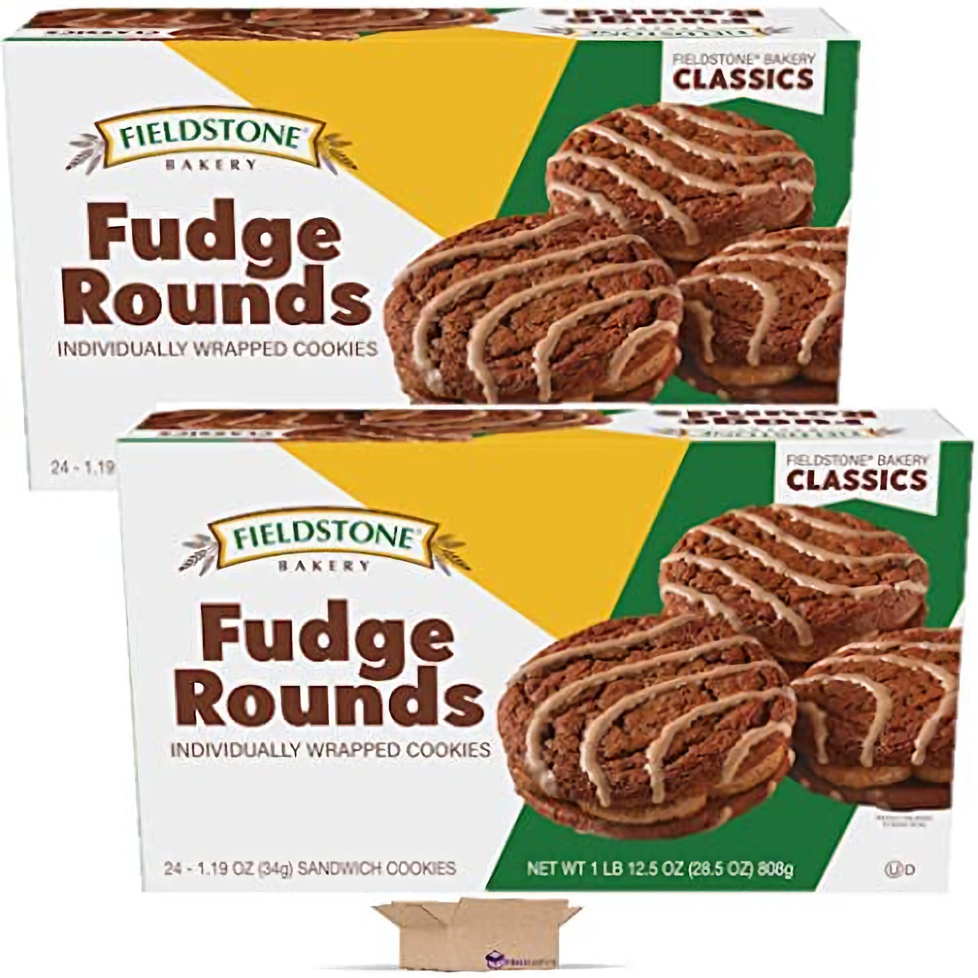 Fieldstone Bakery Fudge Rounds Value Pack, 1.19 Oz | 12 Pack | 4 Boxes (48 Total Rounds) 4