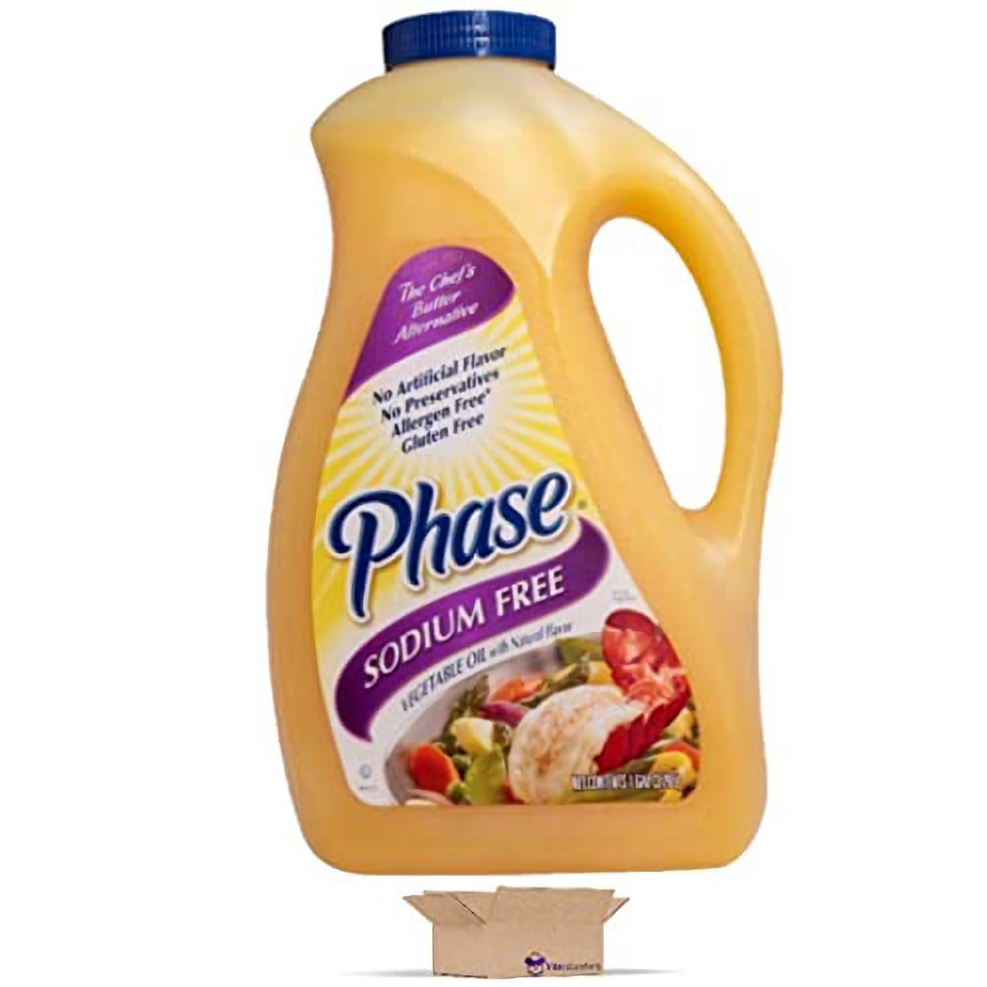 Phase No Sodium Allergen Free Vegetable Oil | 1 Gallon 3