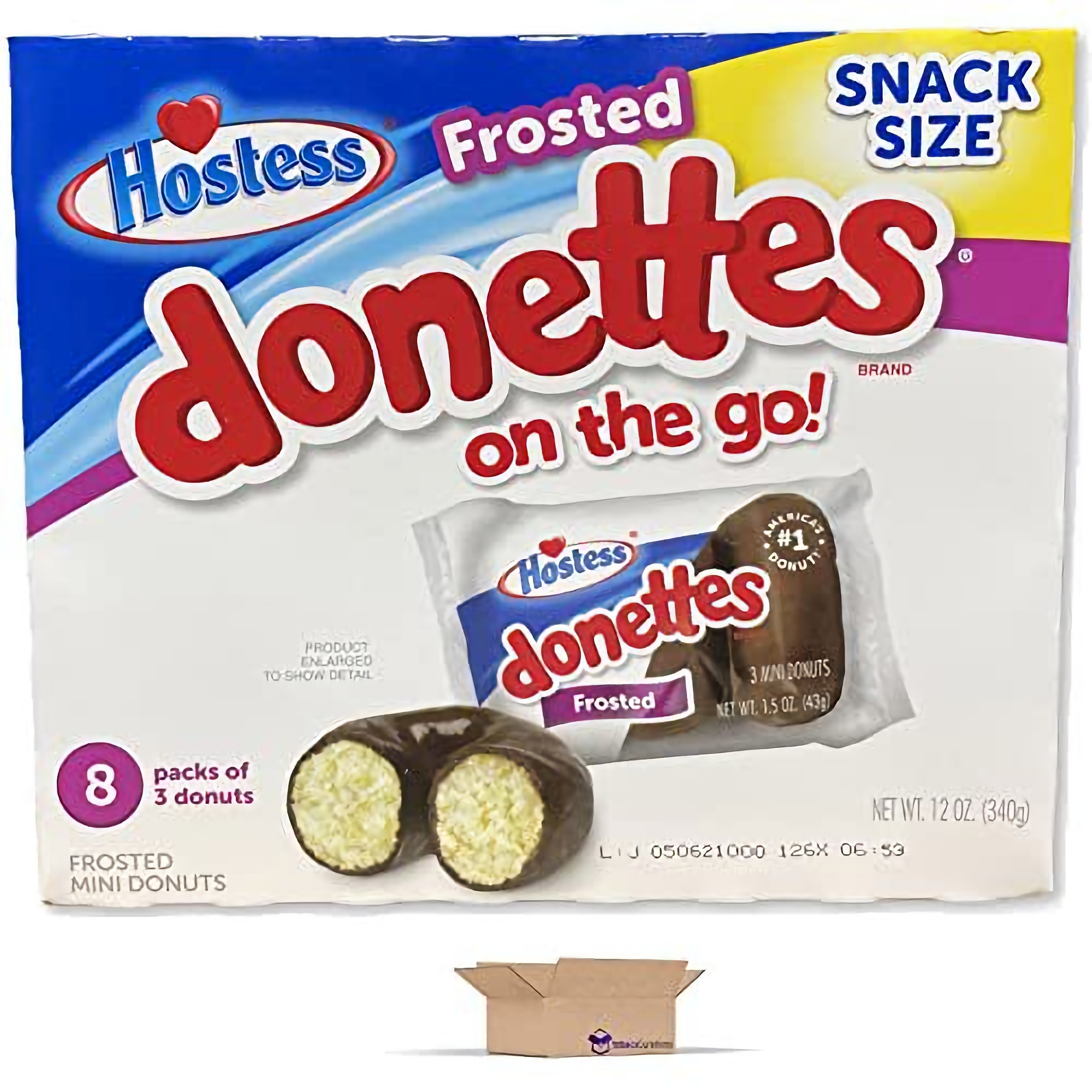 Hostess Chocolate Frosted Donettes Bulk Value Pack | 96 Total Donuts 3