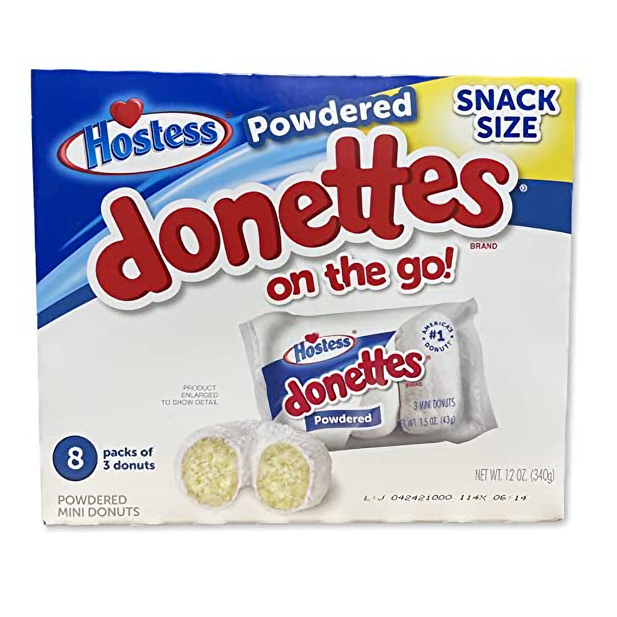 Hostess Powdered Donettes Bulk Value Pack | 96 Total Donuts 5