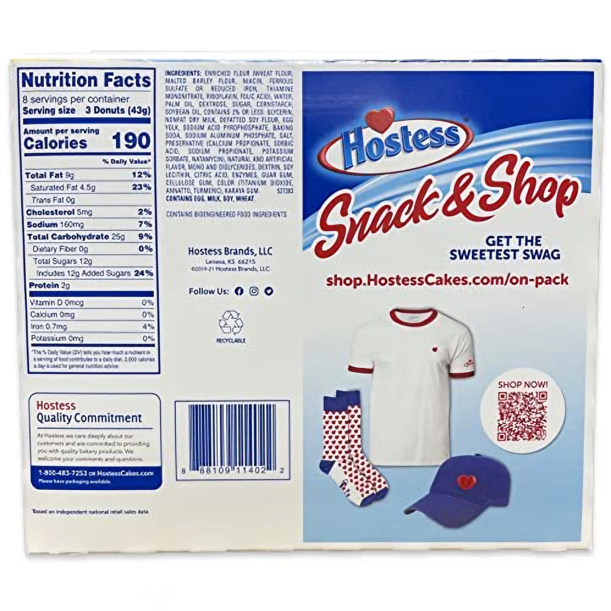 Hostess Powdered Donettes Bulk Value Pack | 96 Total Donuts 3