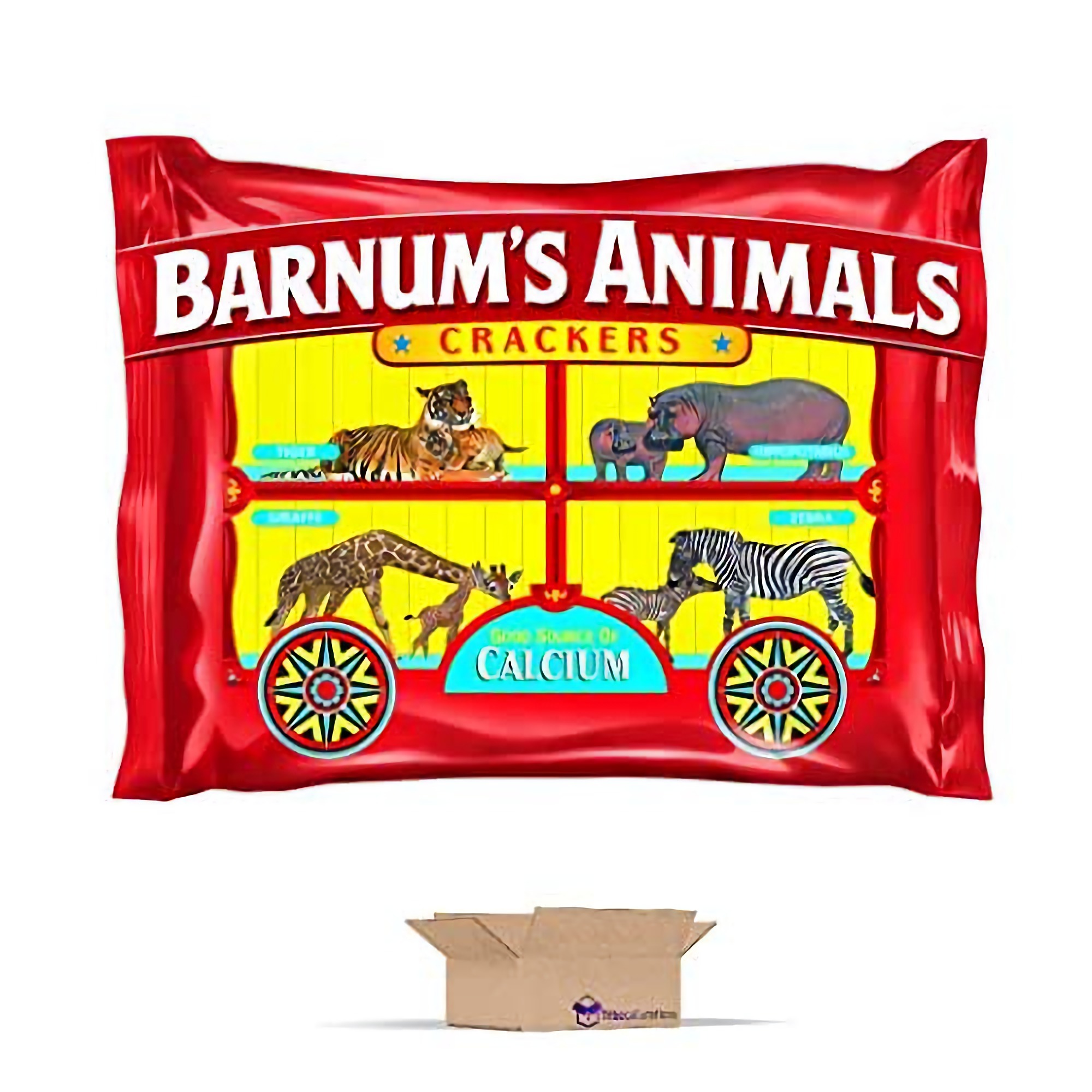 Animal Crackers Curated by Barnum | 1 Oz Single Serve Packs | 2 Boxes of 12 (Total 24 Packs) 3