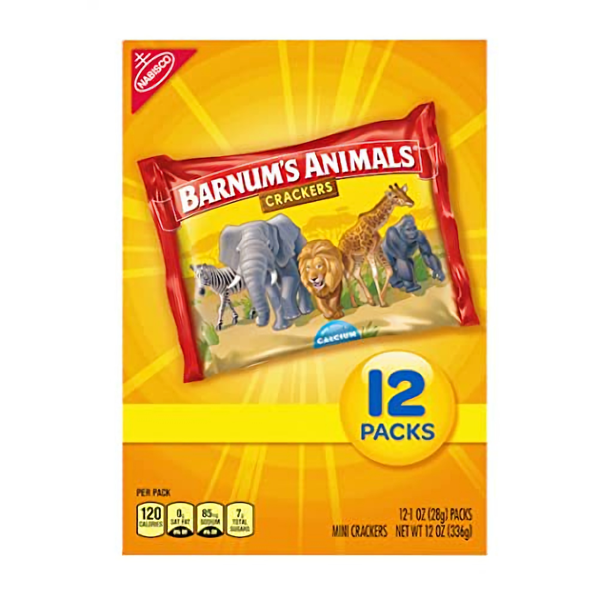 Animal Crackers Curated by Barnum | 1 Oz Single Serve Packs | 2 Boxes of 12 (Total 24 Packs) 4