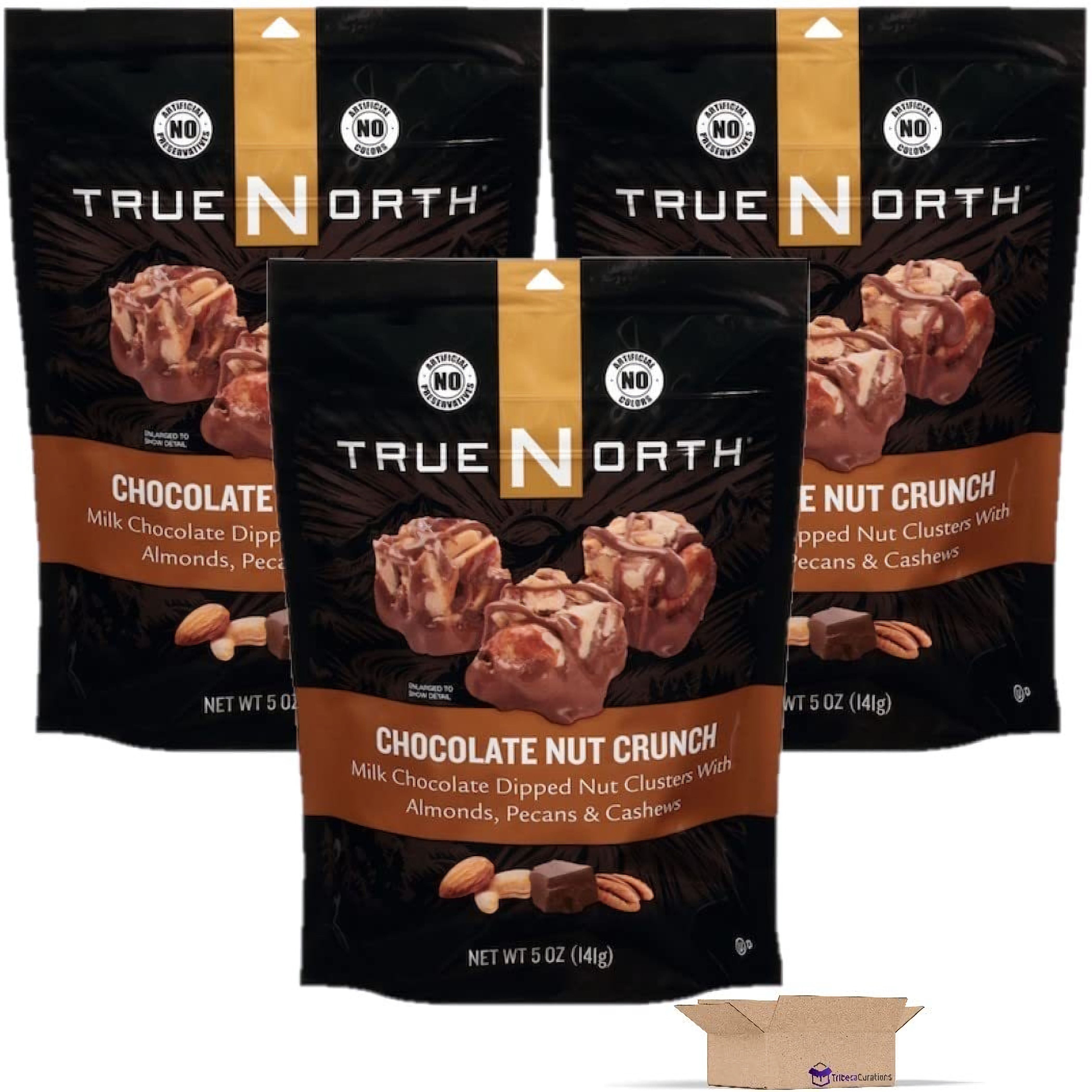 Chocolate Nut Crunch Clusters Value Pack 5 Ounce | Pack of 3 2