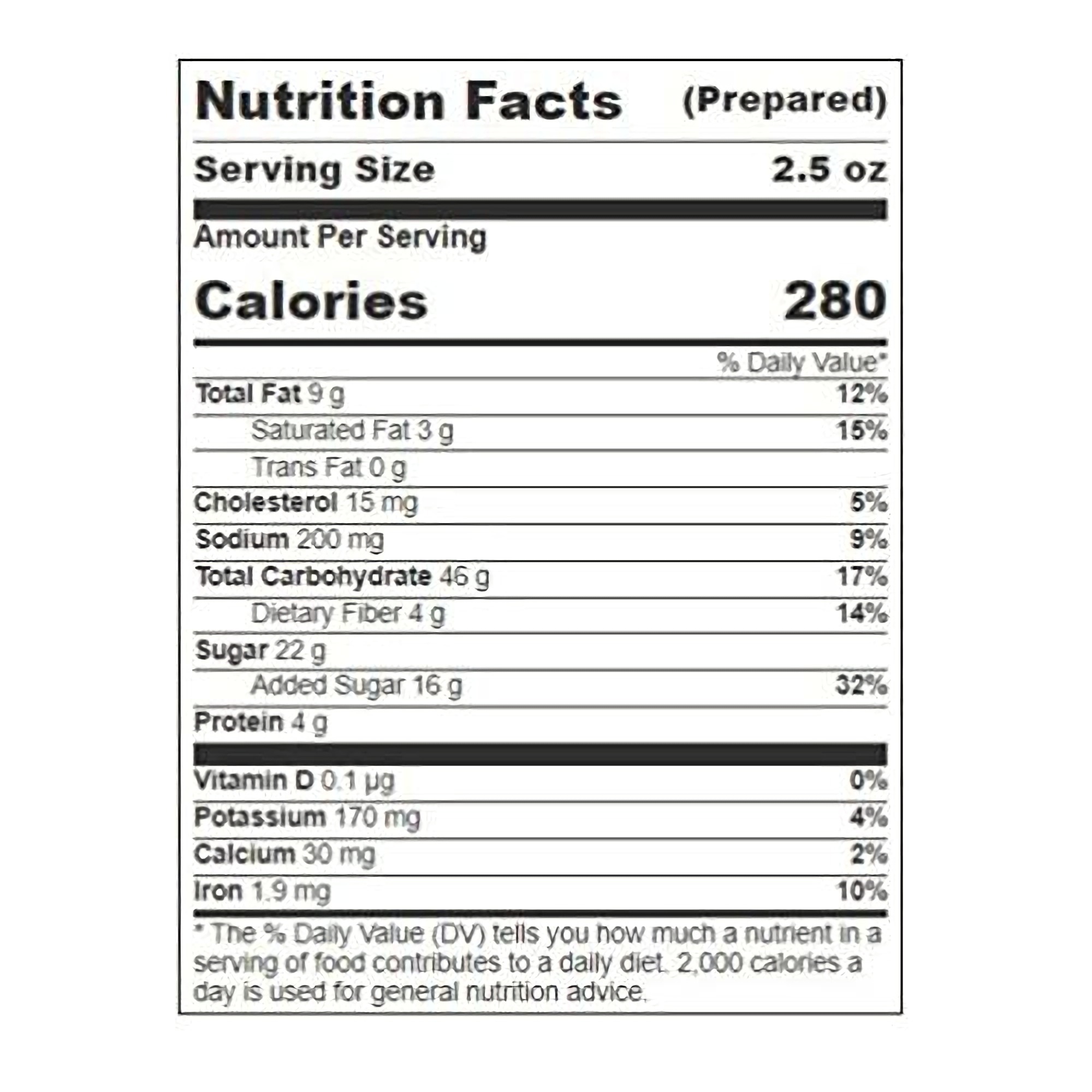 Apple Cinnamon BeneFit Bars by Readi-Bake, 2.5 Oz, 12 Bars 6