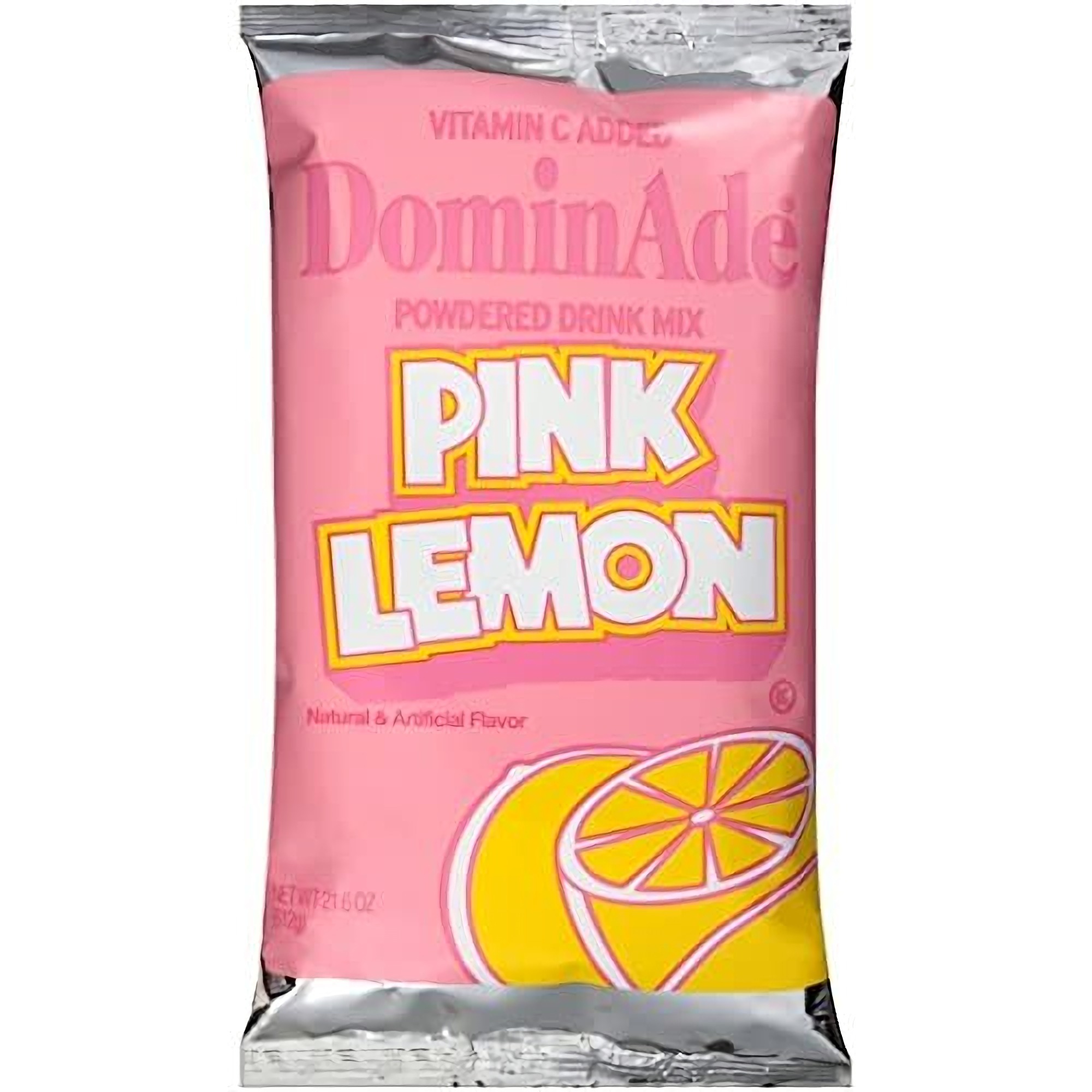 Dominade Bulk Pink Lemonade Powdered Drink Mix | 3x Huge 21.6 Oz Pouches (90 Servings)