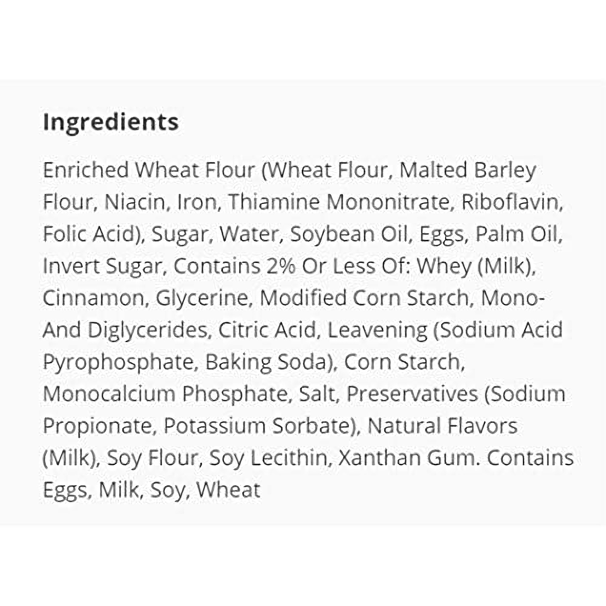 Otis Spunkmeyer Individually Wrapped Cinnamon Cake Crumb Loaf, 4 Oz, 12 Count 6