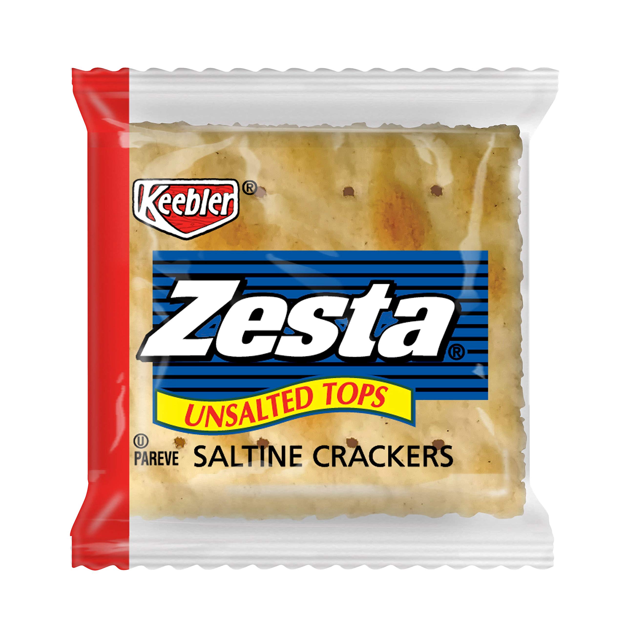 Keebler, Zesta, Saltine Crackers, Unsalted Tops, Single Serve, 0.20 oz(Pack of 300)