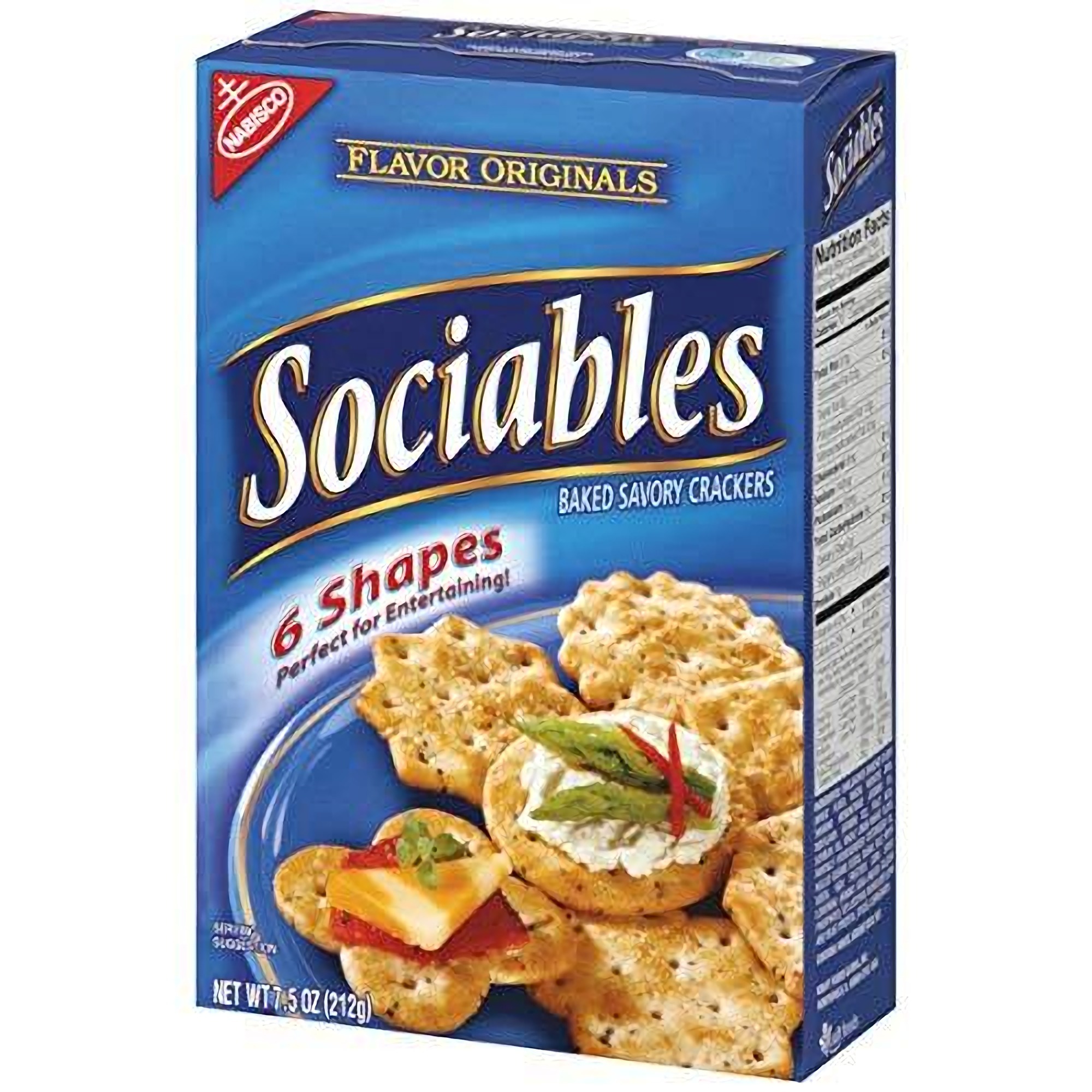 Sociables Baked Crackers, 8-Ounce Boxes (Pack of 6) 5