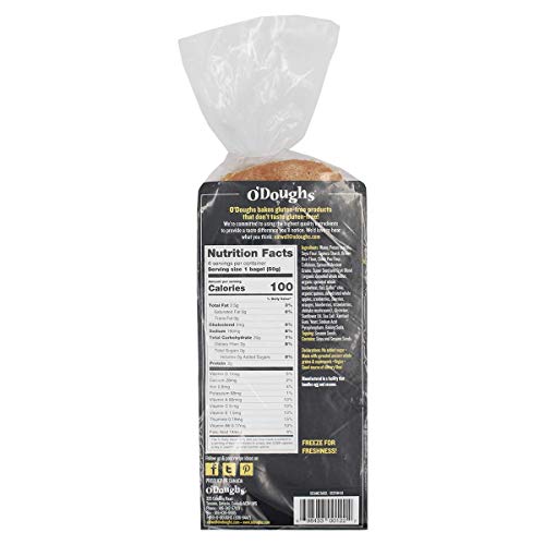O'Doughs Thins - Sesame Bagels 10.6 oz | Presliced | Good Source of Fibre, Cholesterol Free, Trans Fat Free. | Pack of 3 2