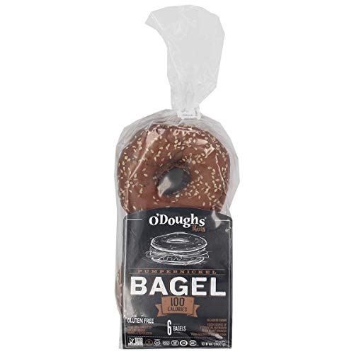 O'Doughs Thins - Pumpernickel Bagels 10.6 oz | Presliced | 3 Bags