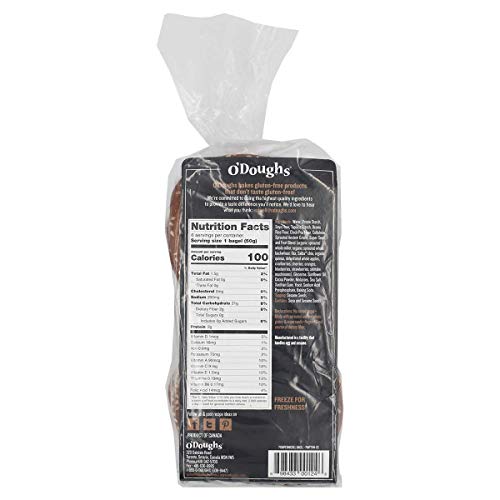 O'Doughs Thins - Pumpernickel Bagels 10.6 oz | Presliced | 3 Bags 3