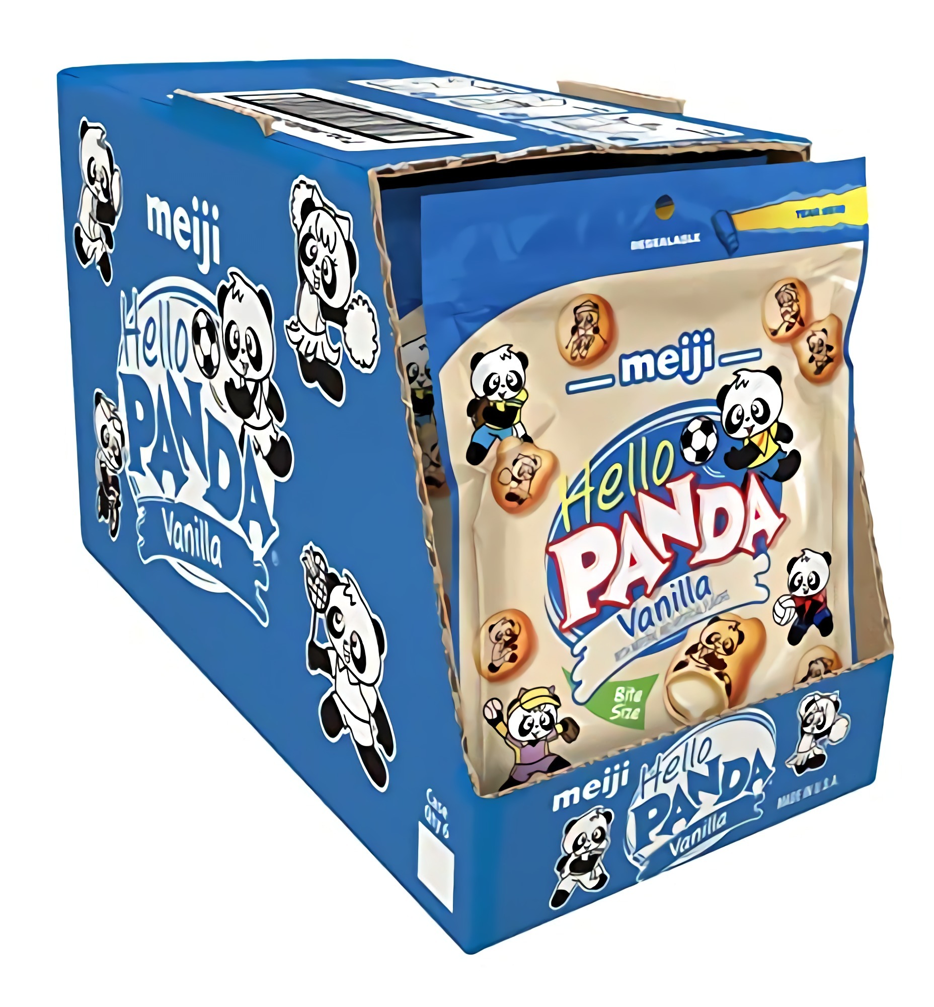 Meiji Hello Panda Cookies, Vanilla Creme Filled - 7 Oz, Pack Of 6 2