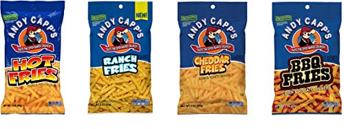 Andy Capp's Snack Fries 4 Flavor Variety Pack | 12 count, 3 oz. bags 2