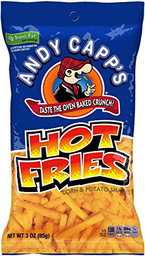 Andy Capp's Snack Fries 4 Flavor Variety Pack | 12 count, 3 oz. bags 4