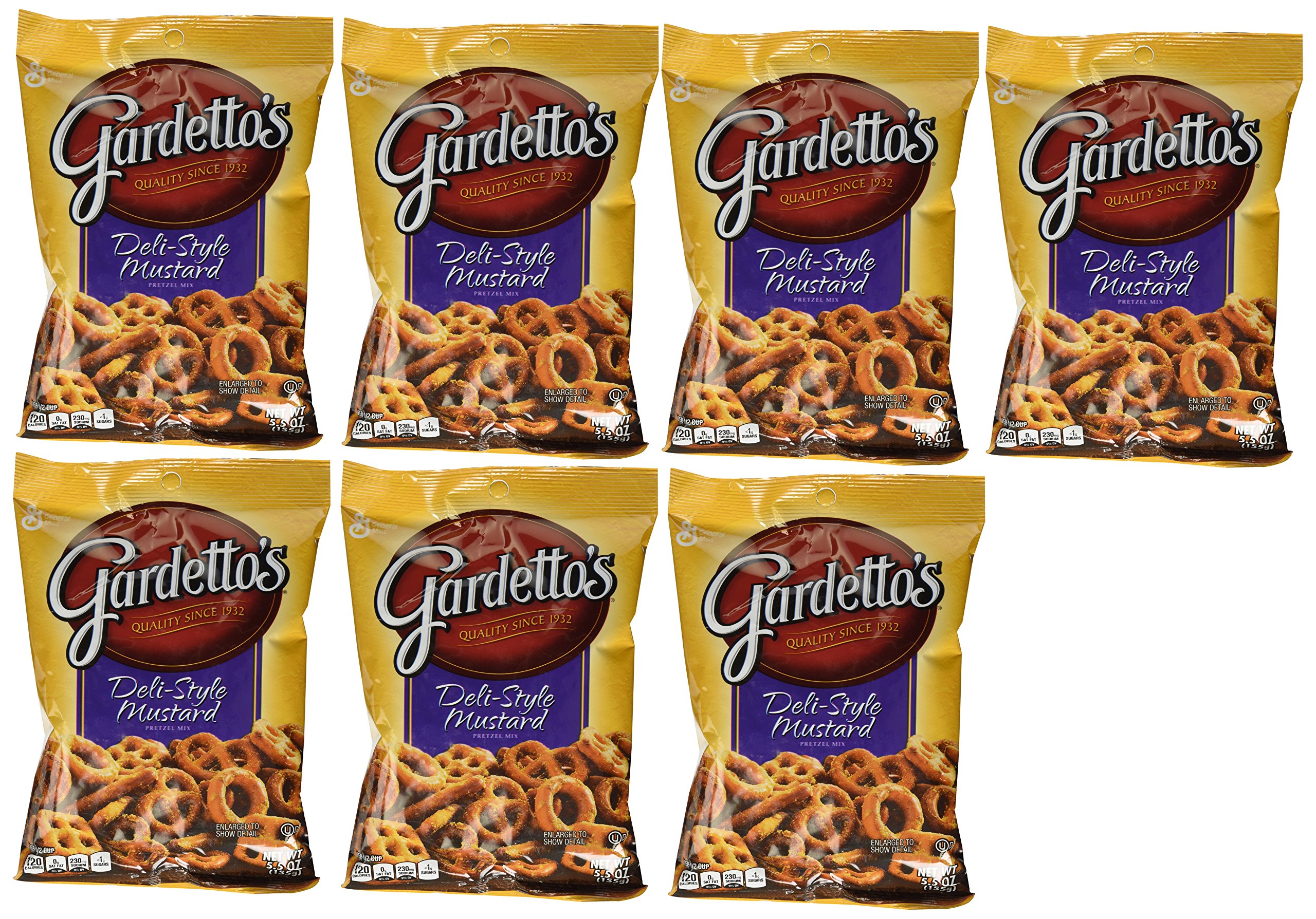 Gardetto's Deli Style Mustard Pretzel Snack Mix, 5.5oz each (7 Count) 2