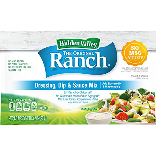 Hidden Valley, Original Ranch, No MSG, Gluten-Free, Dry Mix, 1 Gallon (12 Count) 4