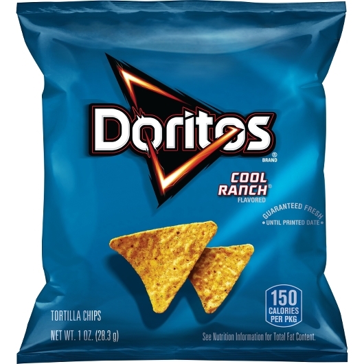 Doritos Cool Ranch Flavored Tortilla Chips, 1 Ounce (Pack Of 104)