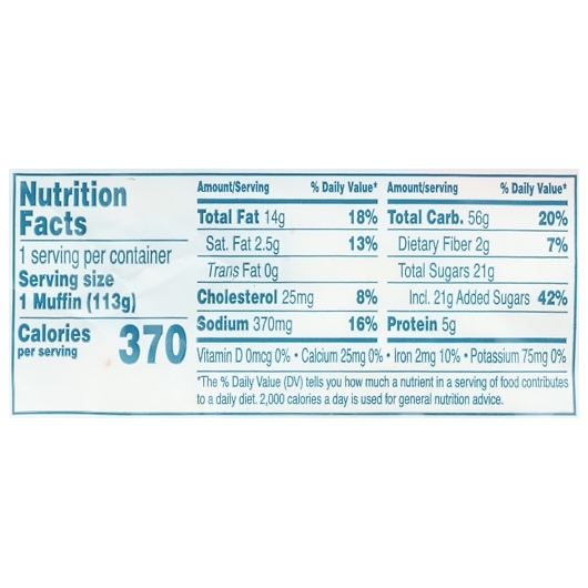 Chef Pierre Individually Wrapped Bran Muffin, 4 Ounce, 12 Per Case 6