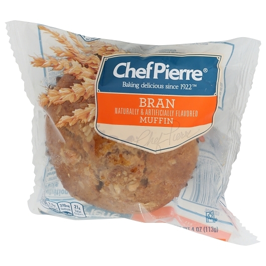 Chef Pierre Individually Wrapped Bran Muffin, 4 Ounce, 12 Per Case