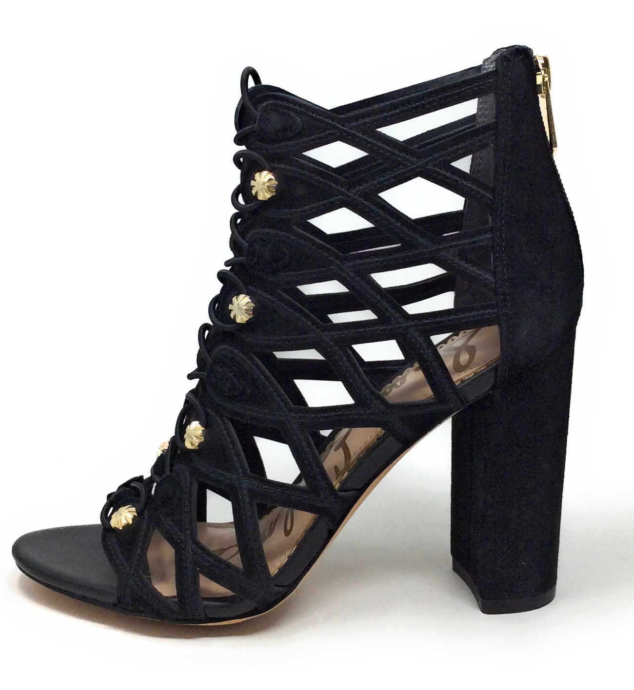 sam edelman black suede sandals