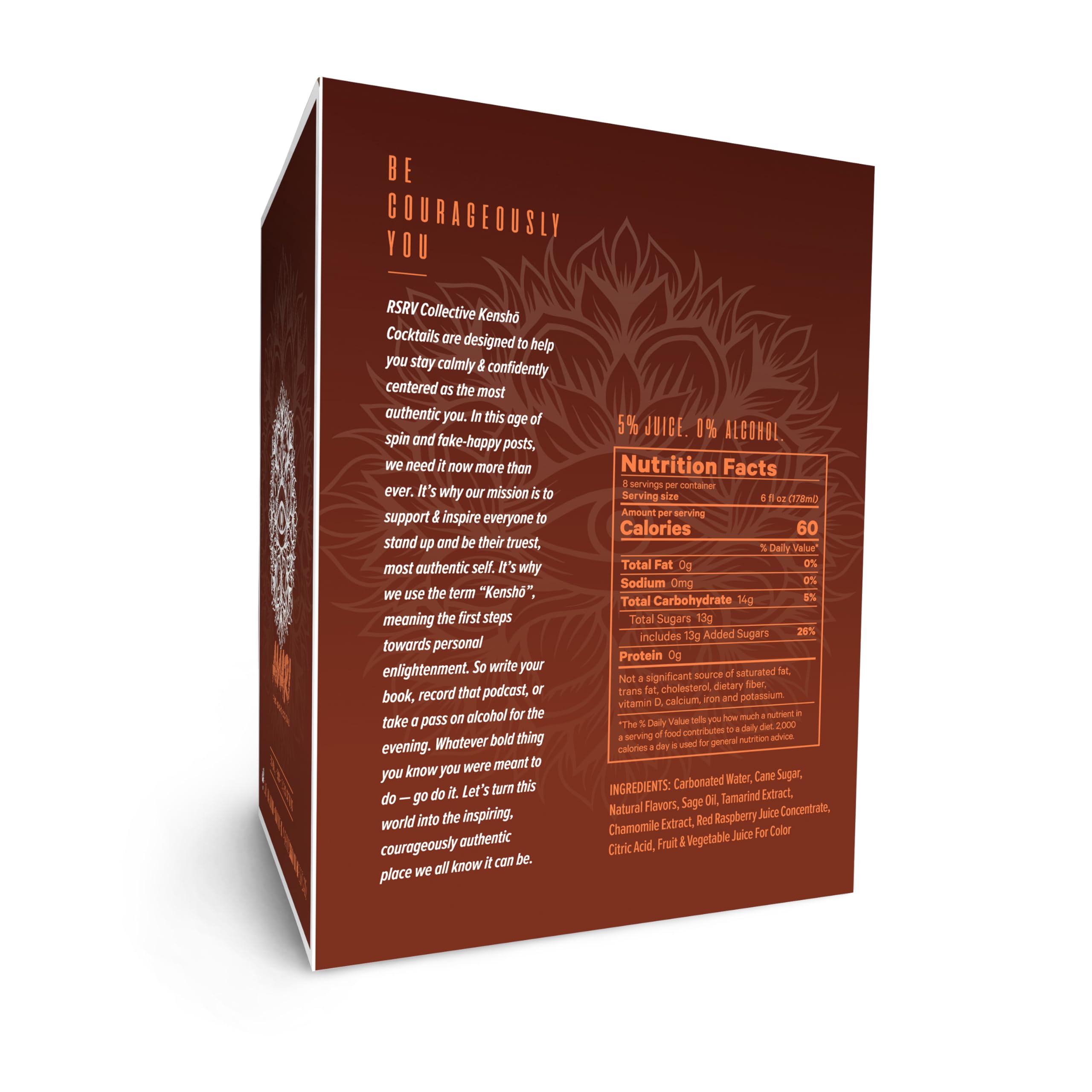 RSRV Non-Alcoholic Cocktail, Kensho Cocktail, Non-Alcoholic Beverage Replacement (Amari - Bitter Dark Citrus and Spices, 12oz, 12Pack) 3