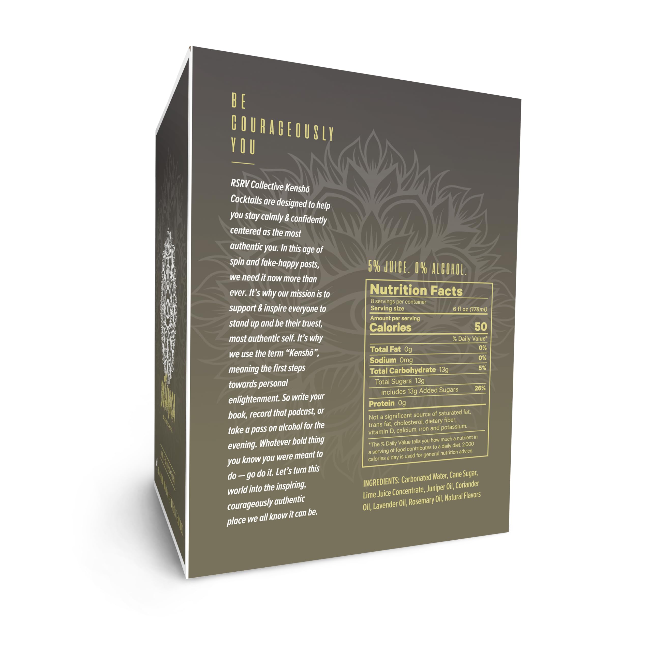 RSRV Non-Alcoholic Cocktail, Kensho Cocktail, Non-Alcoholic Beverage Replacement (Botanica - Juniper and Florals, 12oz, 12Pack) 4