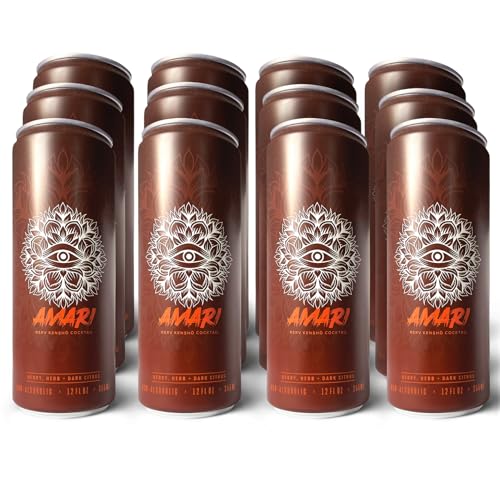 RSRV Non-Alcoholic Cocktail, Kensho Cocktail, Non-Alcoholic Beverage Replacement (Amari - Bitter Dark Citrus and Spices, 12oz, 12Pack) 7
