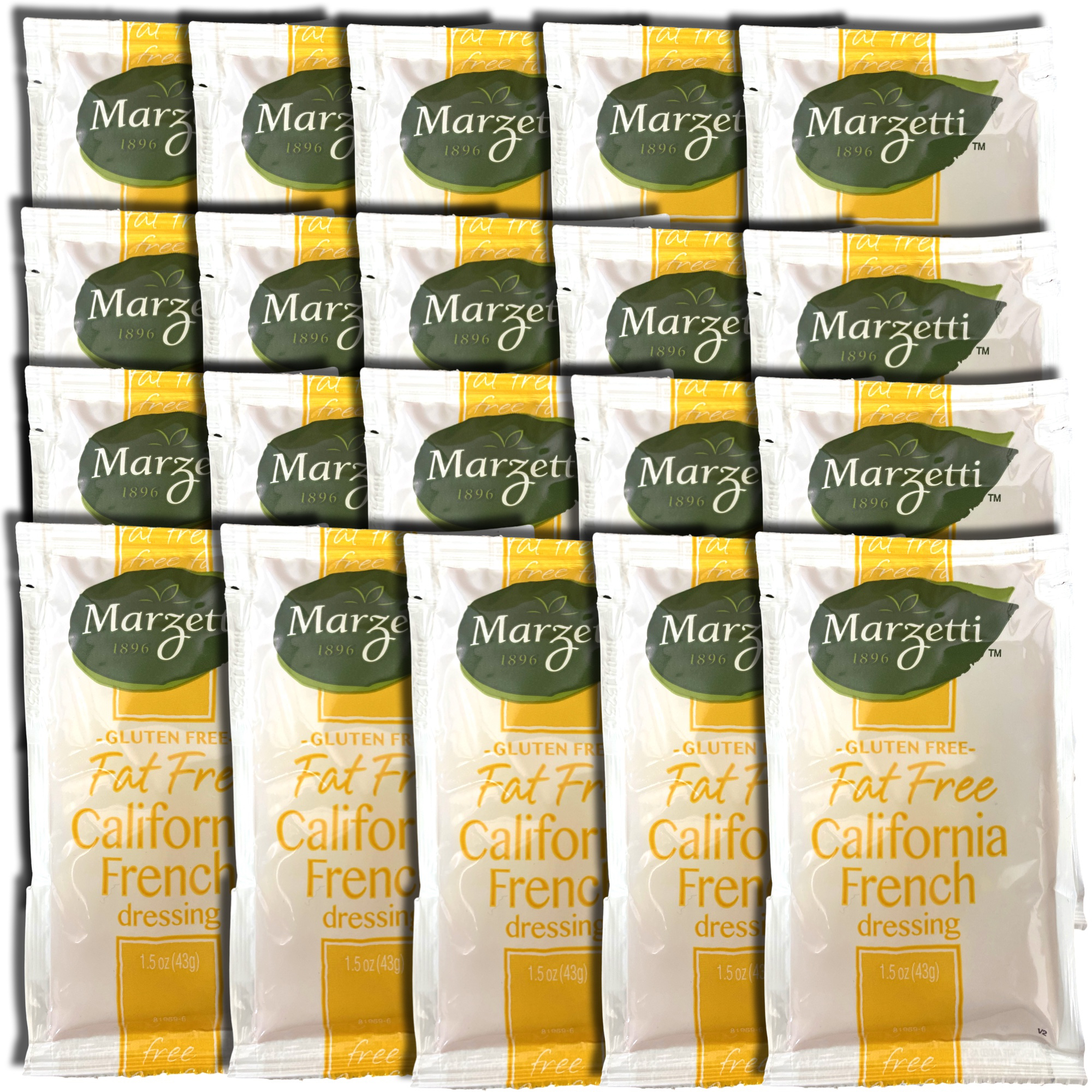 Fat Free California French Salad Dressing Packets | Value Pack | 1.5 Ounce | 20 Count