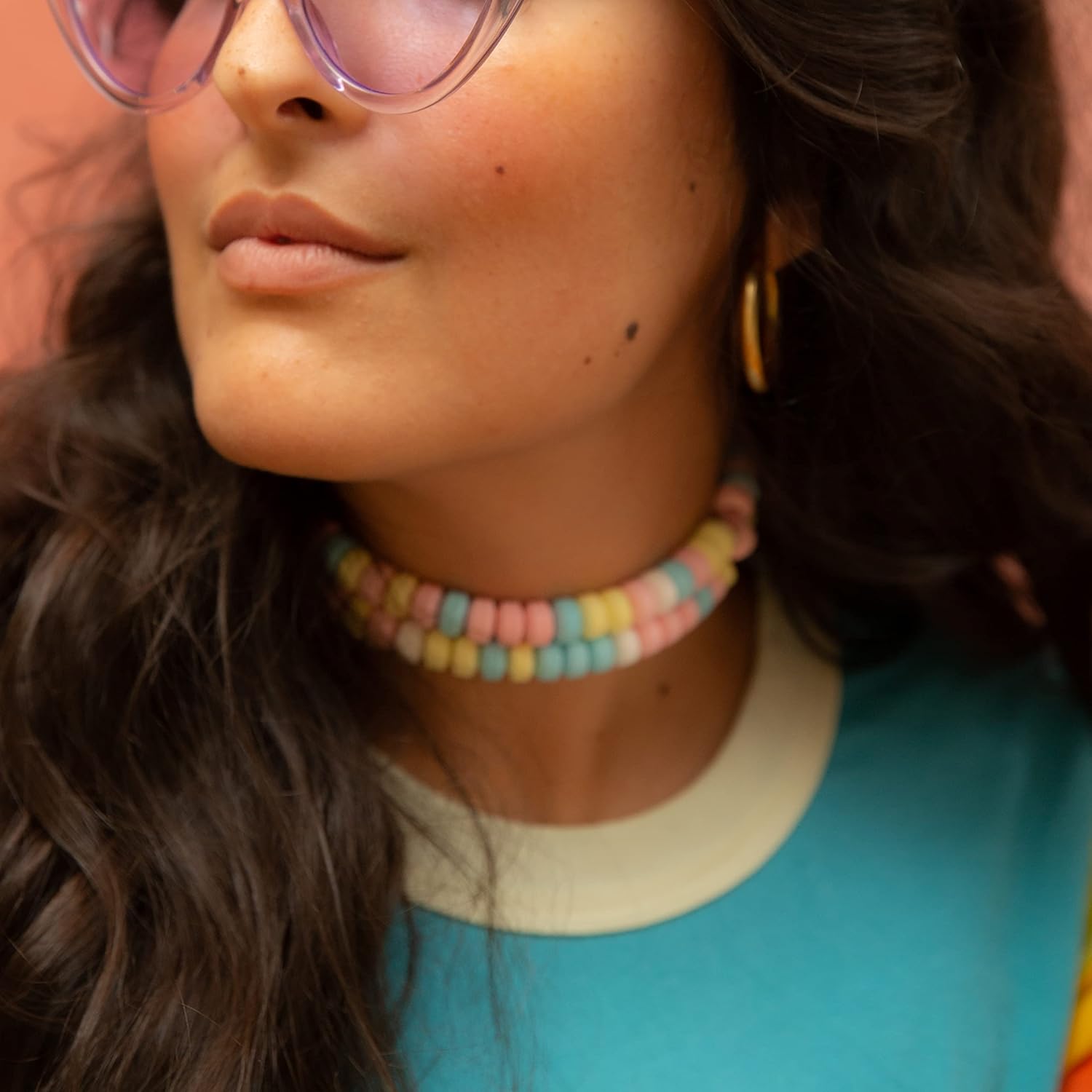 Smarties Candy Necklaces Individually Wrapped, Fruit Flavored Bulk Candy on Stretch String, 24 Count 6