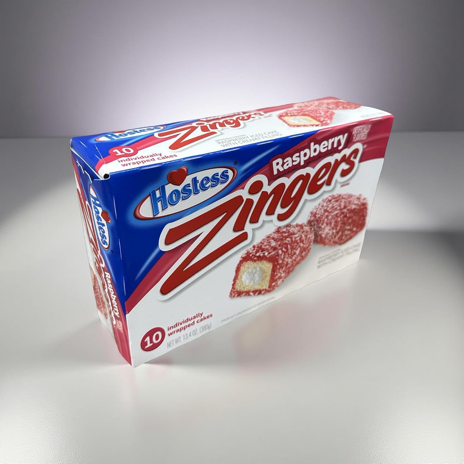 Hostess Raspberry Zinger Multi-Pack 10 Pack Box, 13.4 Ounce, 6 Per Case (60 Total Zingers) 5