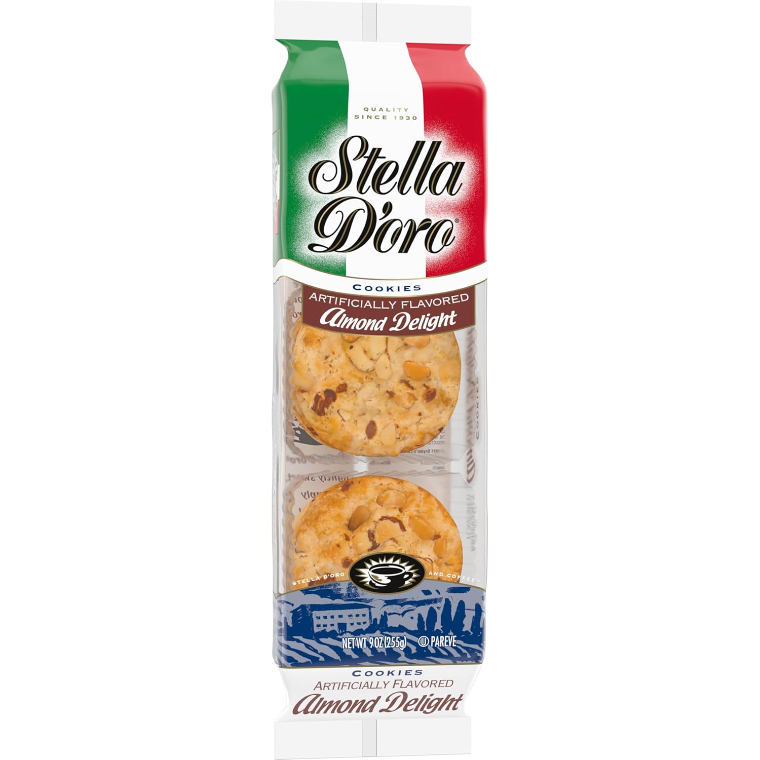 Stella Doro Cookies Artificially Flavored Almond Delight 9 Oz. Pack Of 3. 3