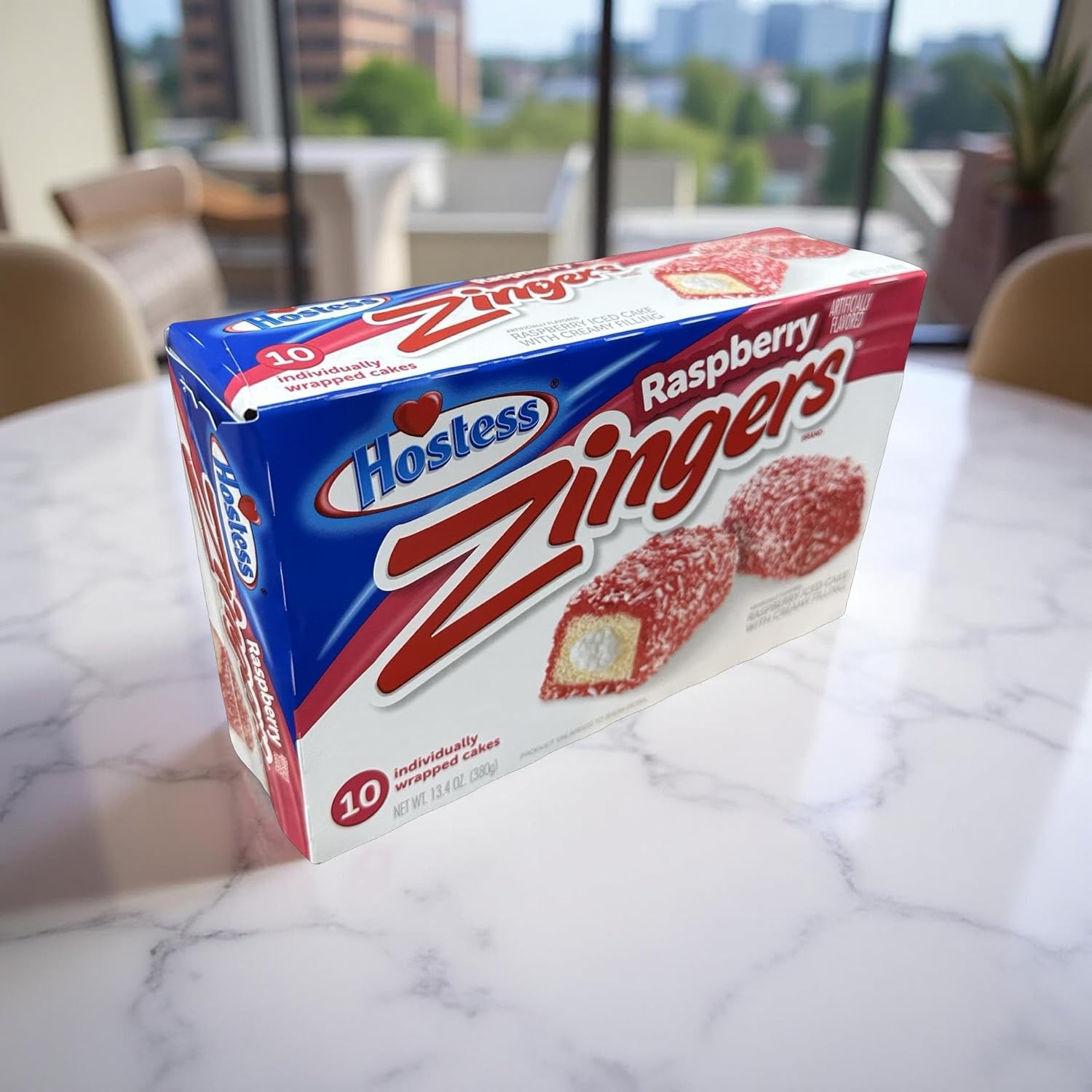 Hostess Raspberry Zinger Multi-Pack 10 Pack Box, 13.4 Ounce, 6 Per Case (60 Total Zingers) 3