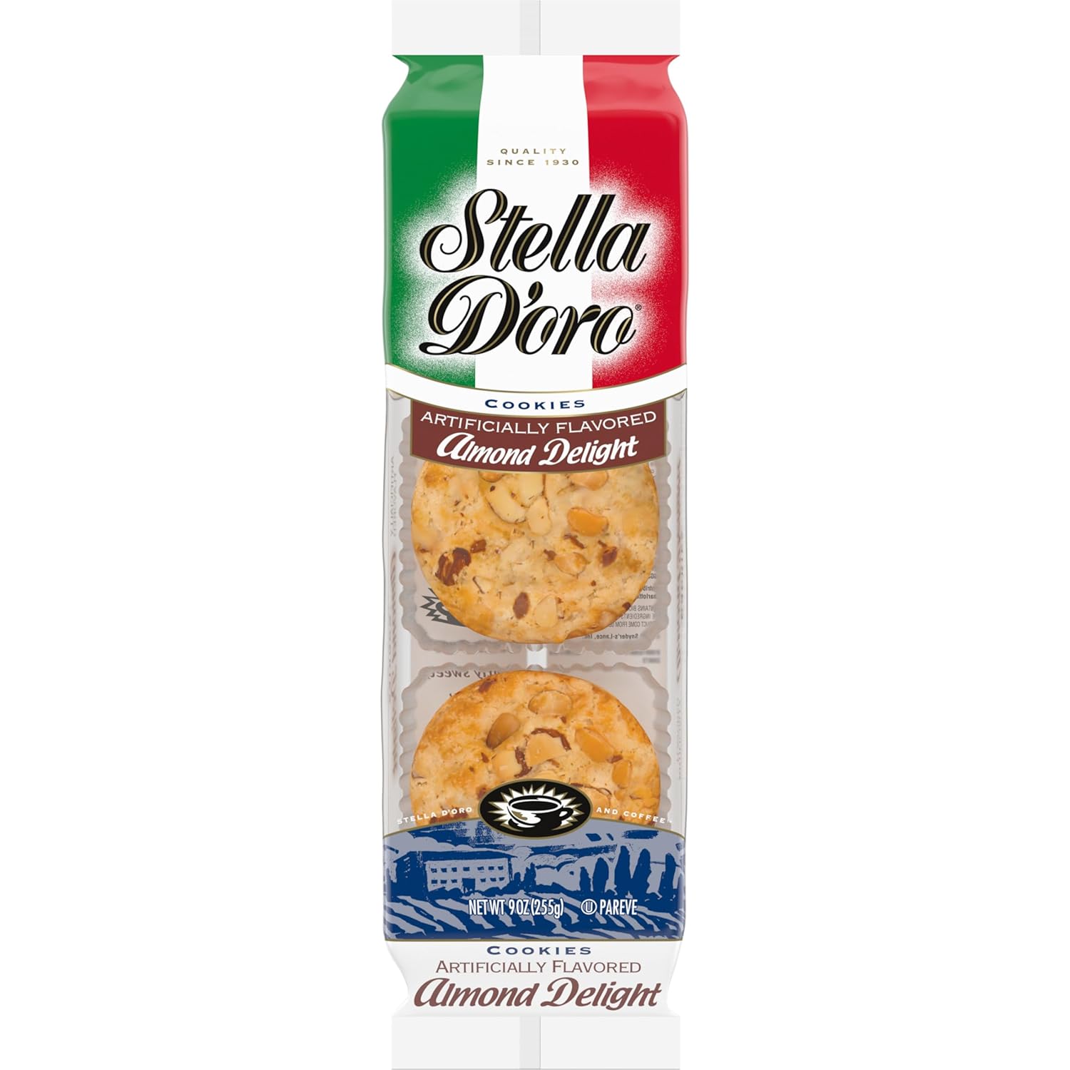 Stella Doro Cookies Artificially Flavored Almond Delight 9 Oz. Pack Of 3. 6
