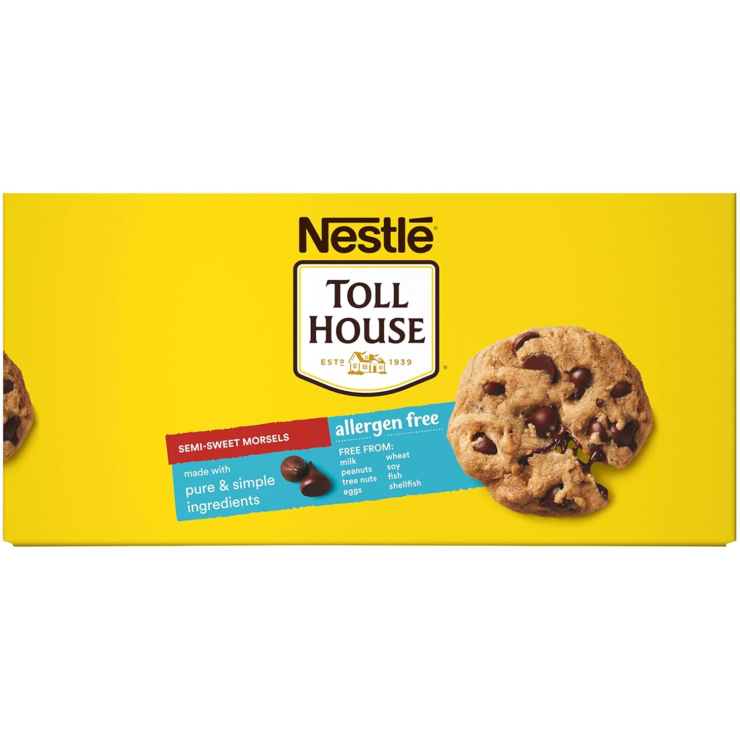 NESTLE TOLL HOUSE Allergen Free Semi-Sweet Morsels 15-10 oz. Bags 3