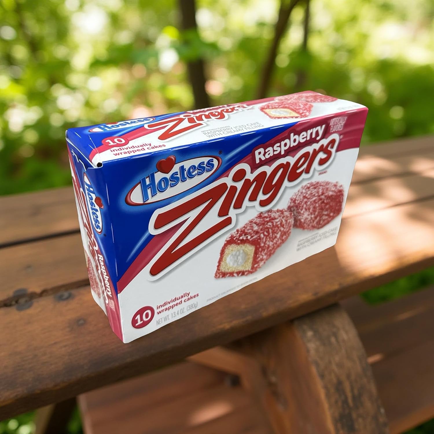 Hostess Raspberry Zinger Multi-Pack 10 Pack Box, 13.4 Ounce, 6 Per Case (60 Total Zingers) 4