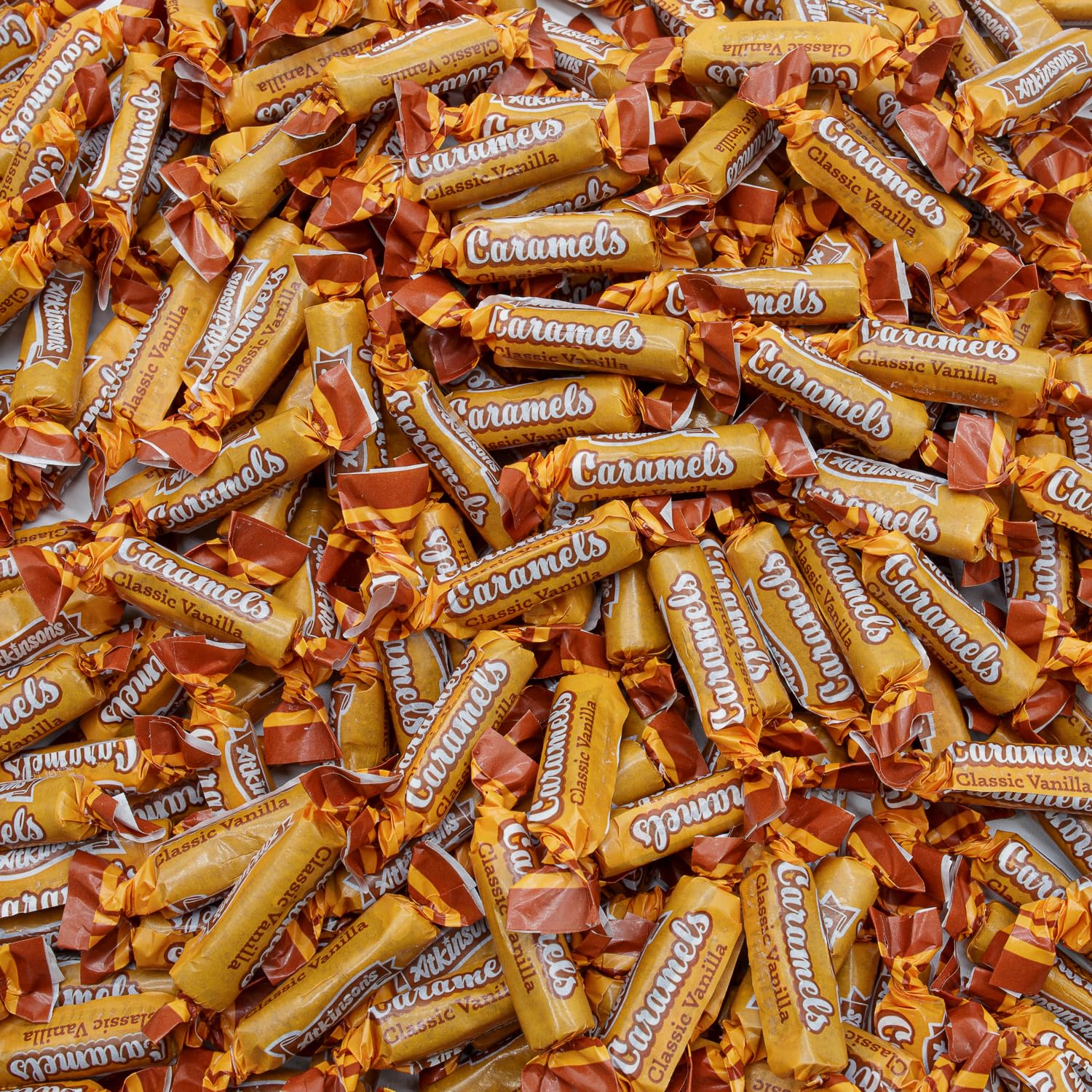 Atkinson's Nostalgic Vanilla Caramels, 12 oz. Bag, New Orleans Caramels 2