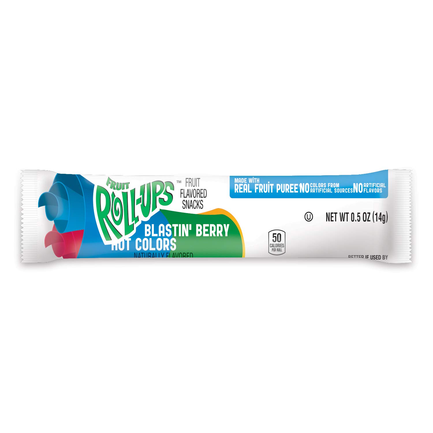 Betty Crocker Fruit Roll Ups, Blastin' Berry Hot Colors, 0.5 Oz