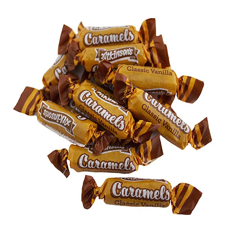 Atkinson's Nostalgic Vanilla Caramels, 12 oz. Bag, New Orleans Caramels