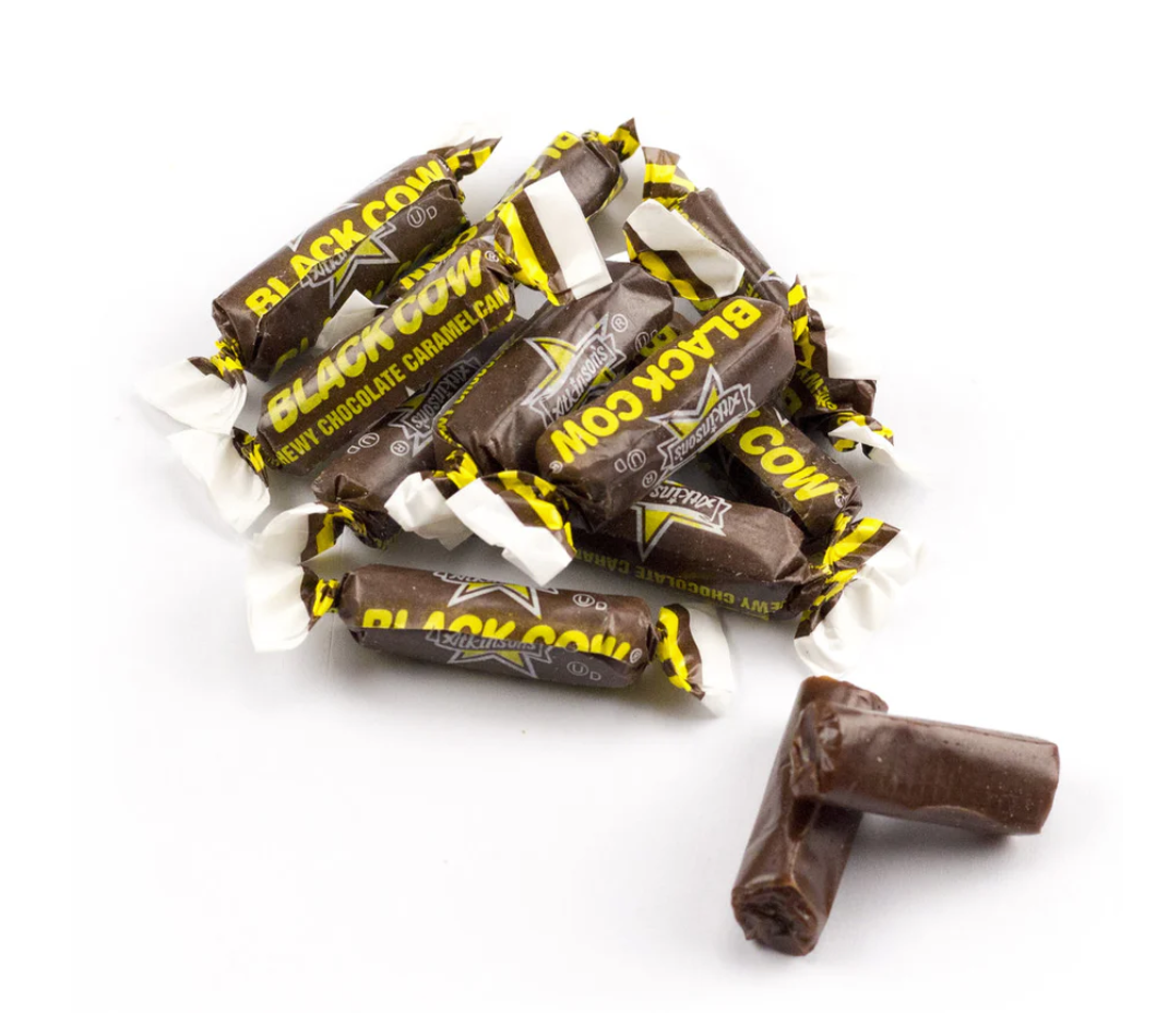 Black Cow Chocolate Caramel Nostalgic Bite Size Candy, 1 lb