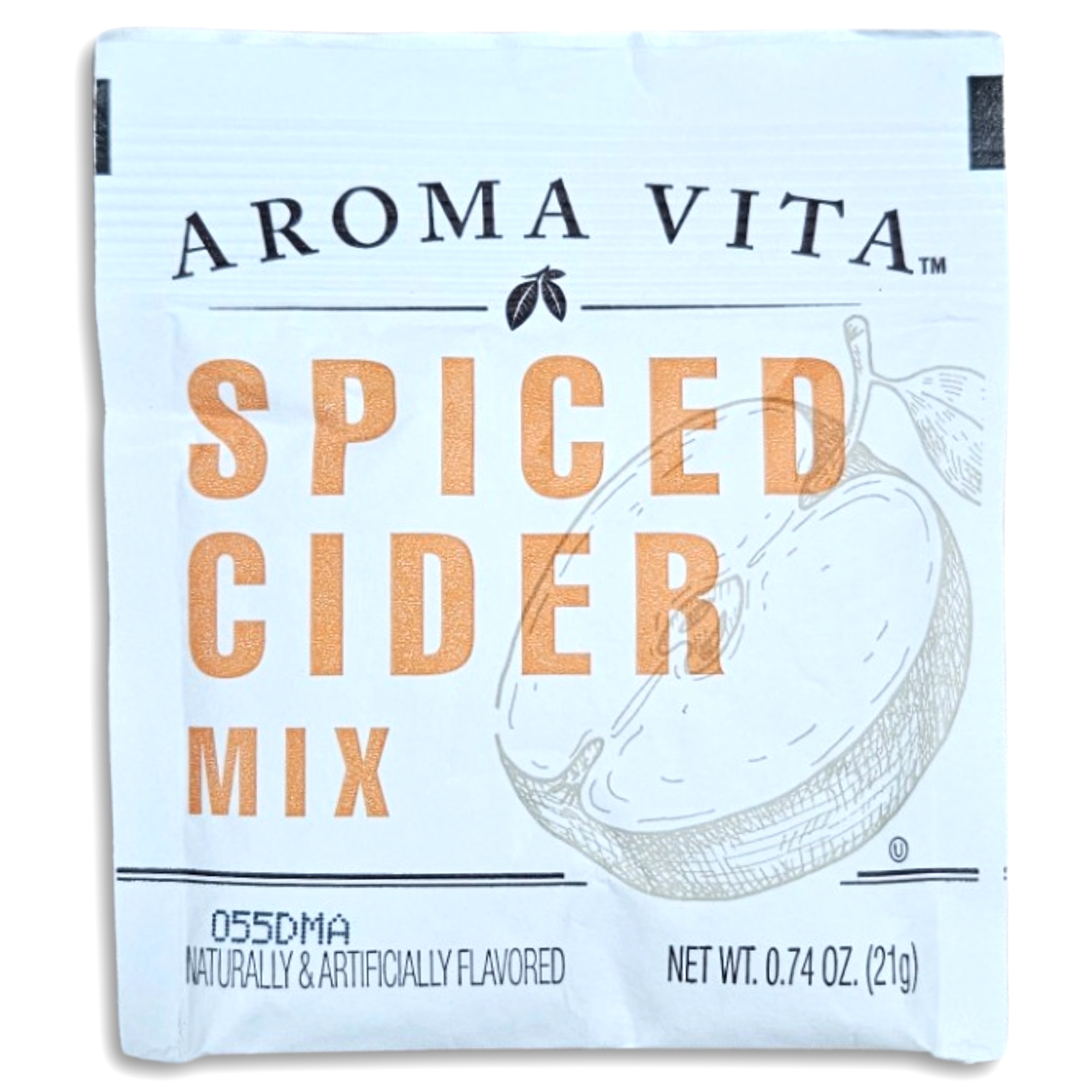 Aroma Vita Spiced Cider Mix Packets Value Pack   | .74 Oz | Box of 40 3