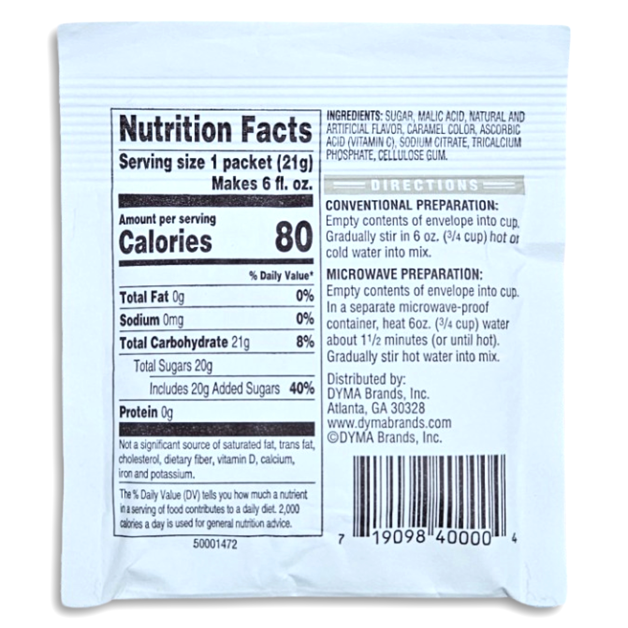 Aroma Vita Spiced Cider Mix Packets Value Pack   | .74 Oz | Box of 40 2