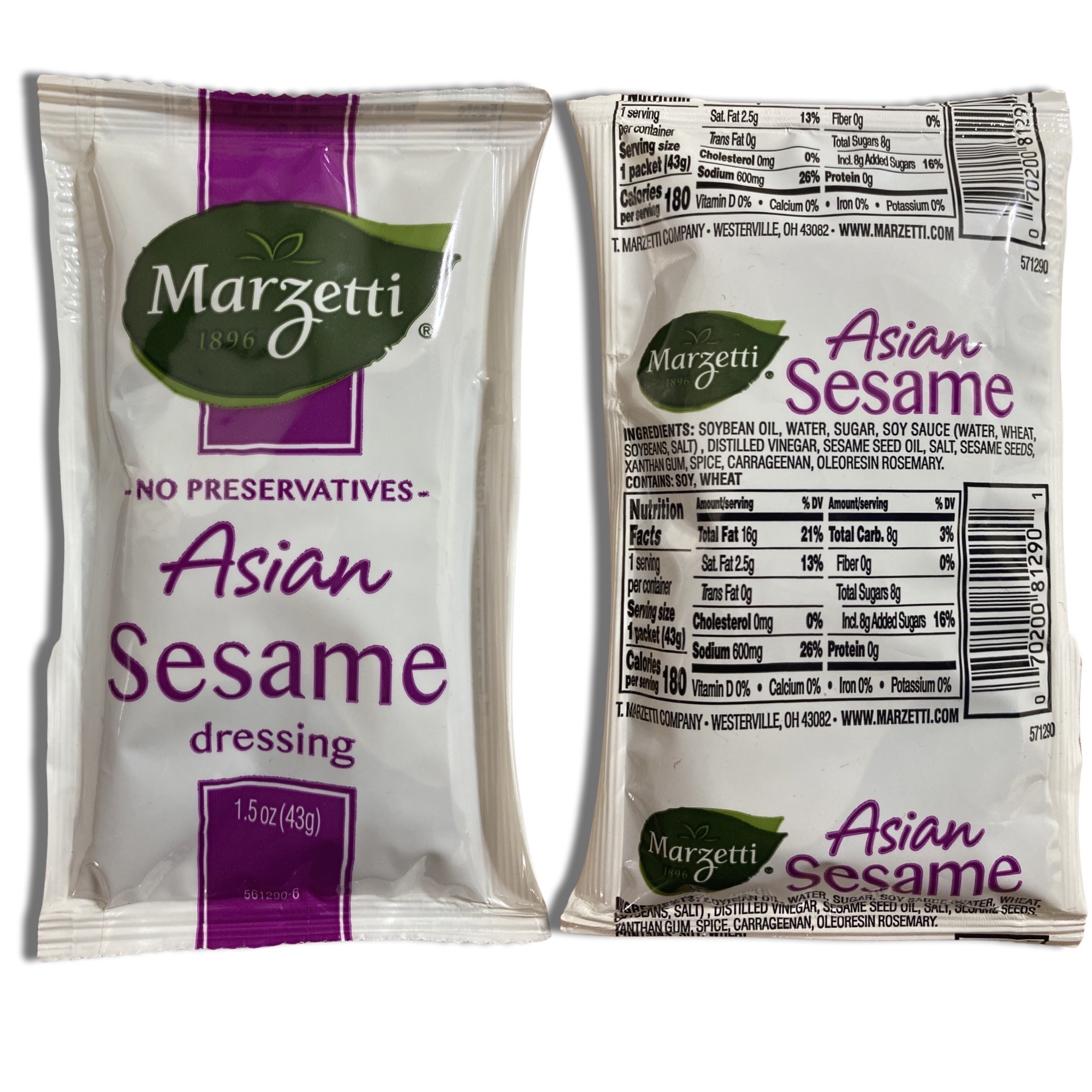 Asian Sesame Salad Dressing Packets | Value Pack | 1.5 Ounce | 20 Count 4