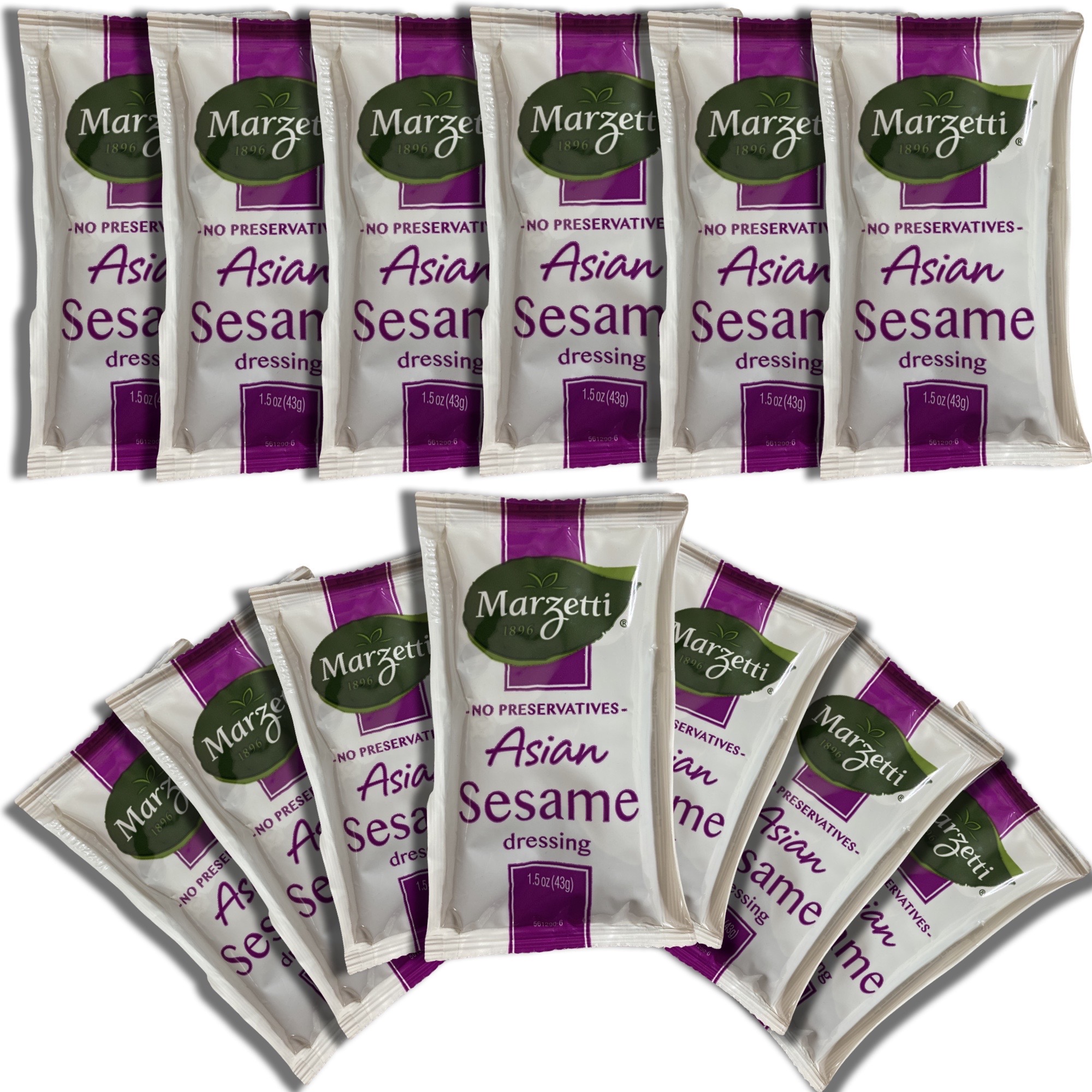 Asian Sesame Salad Dressing Packets | Value Pack | 1.5 Ounce | 20 Count 7