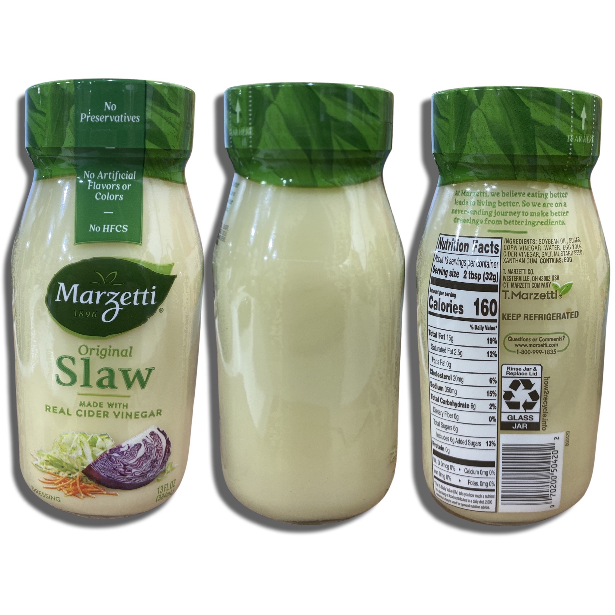 Classic Original Slaw Salad Dressing | 13 Ounce Jar | Value Combo Pack of 3 7